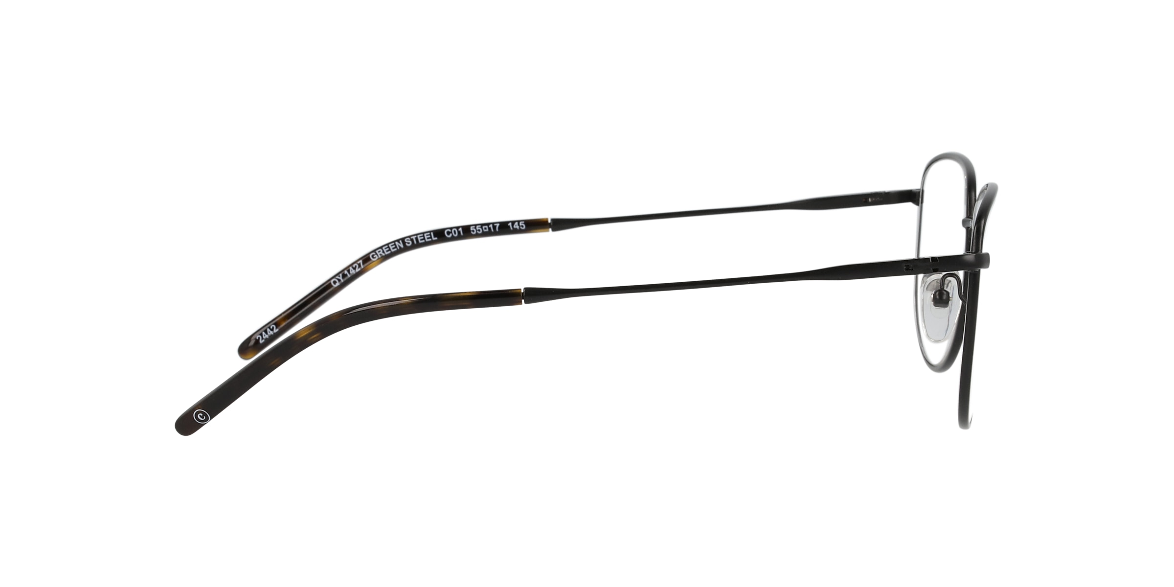 Clearly Glasses GREEN STEEL