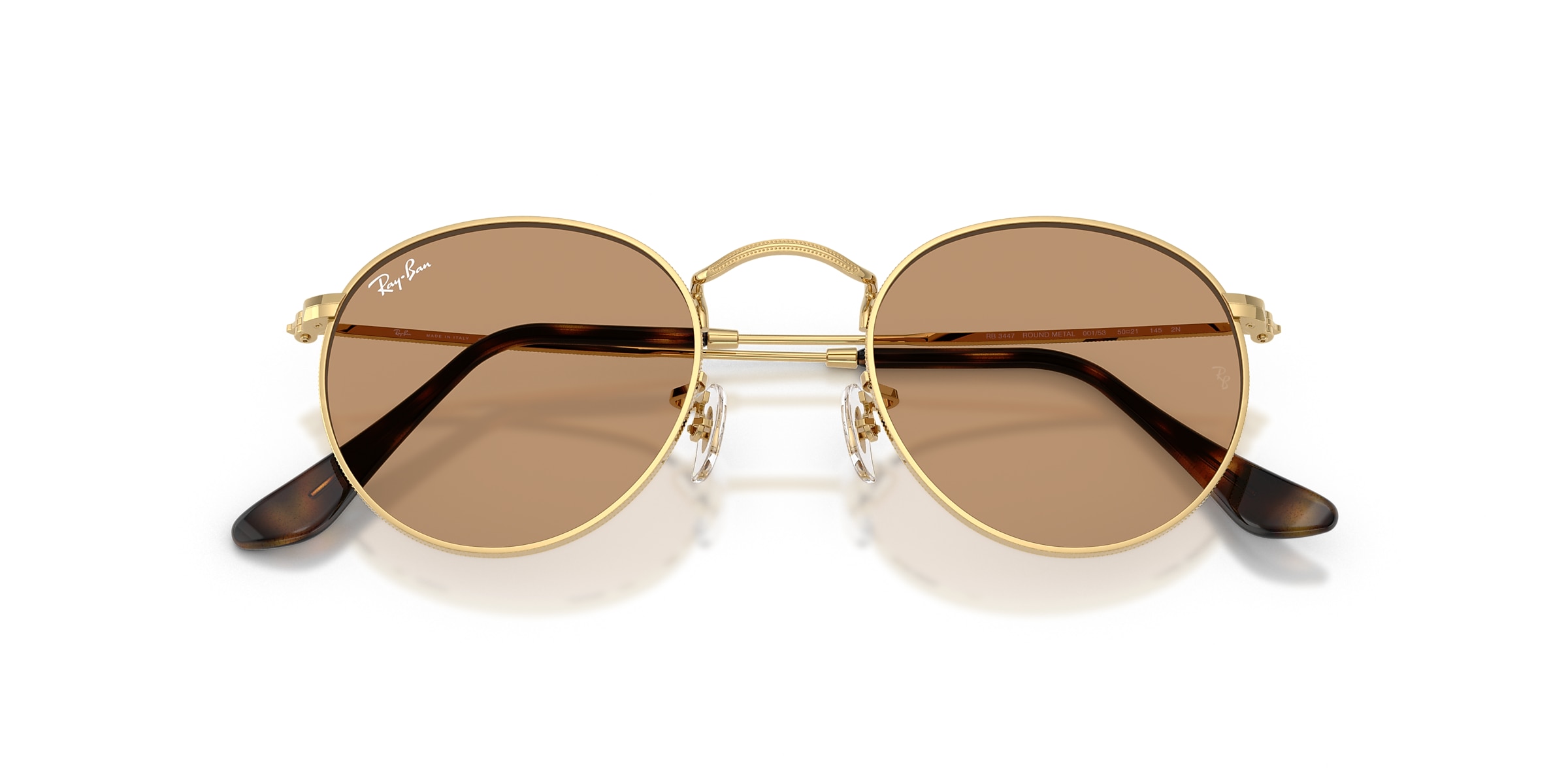 Ray-Ban Sunglasses RB3447 ROUND METAL