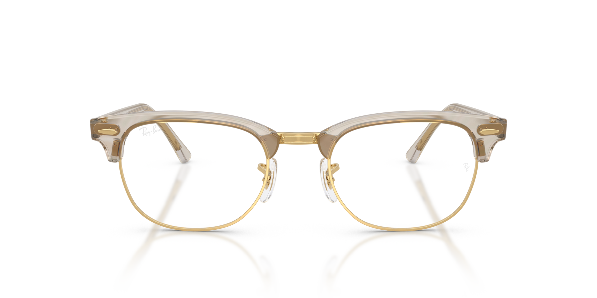 Ray-Ban RB5154 CLUBMASTER OPTICS CHANGE Photo Waves Grey, Size: L