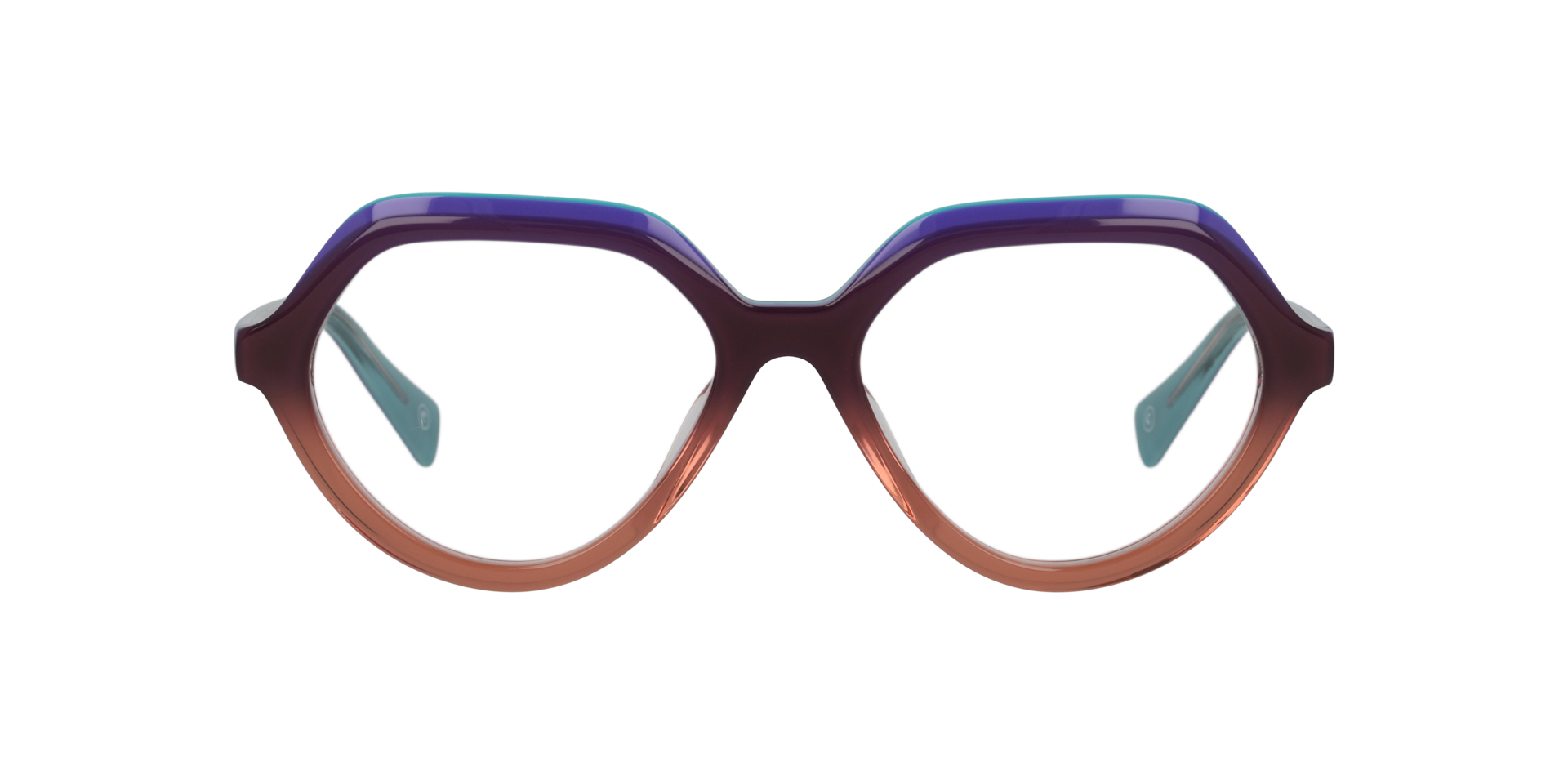Clearly SUPERSENSORY Purple On Blue, Size: M