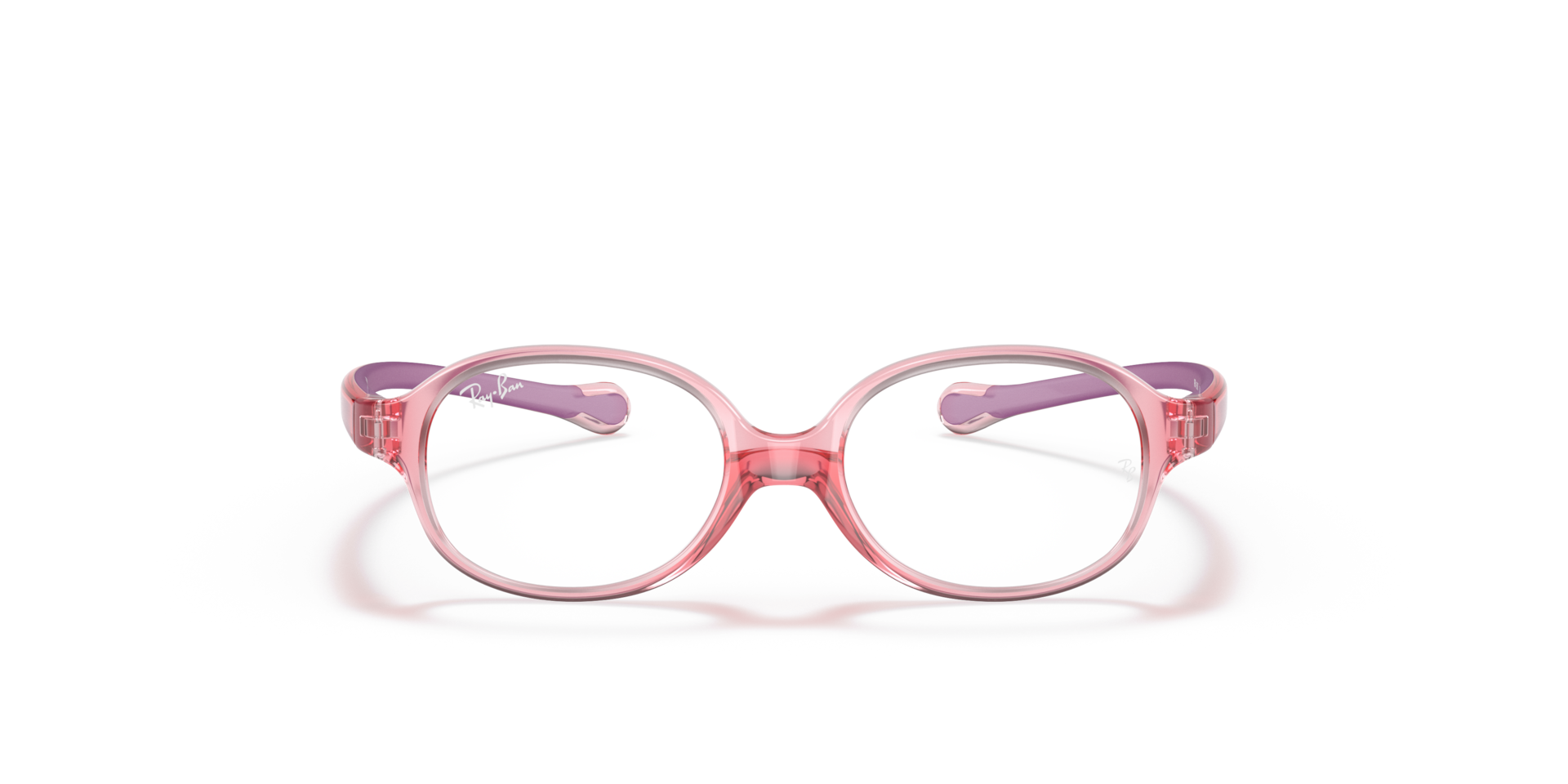 Ray-Ban RB1587 OPTICS KIDS Transparent Light Red, Size: XS