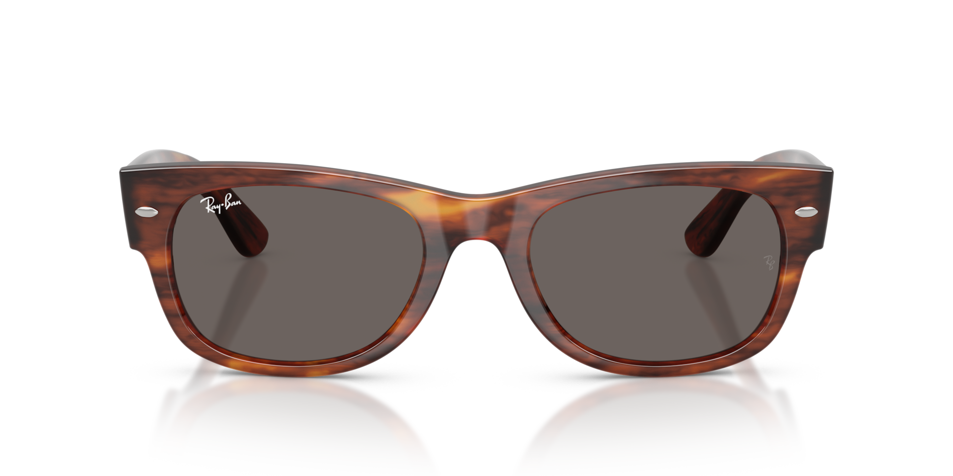Ray-Ban RB0832S MEGA WAYFARER II Striped Havana, Size: XL