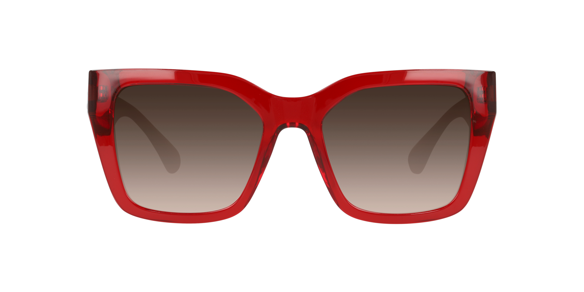 Clearly HARBOUR Translucent Dark Red, Size: XL