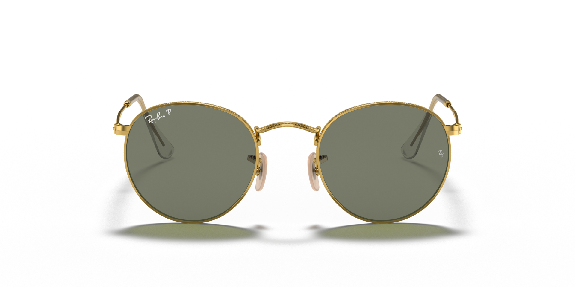 Ray-Ban RB3447 ROUND METAL Arista Gold, Size: S