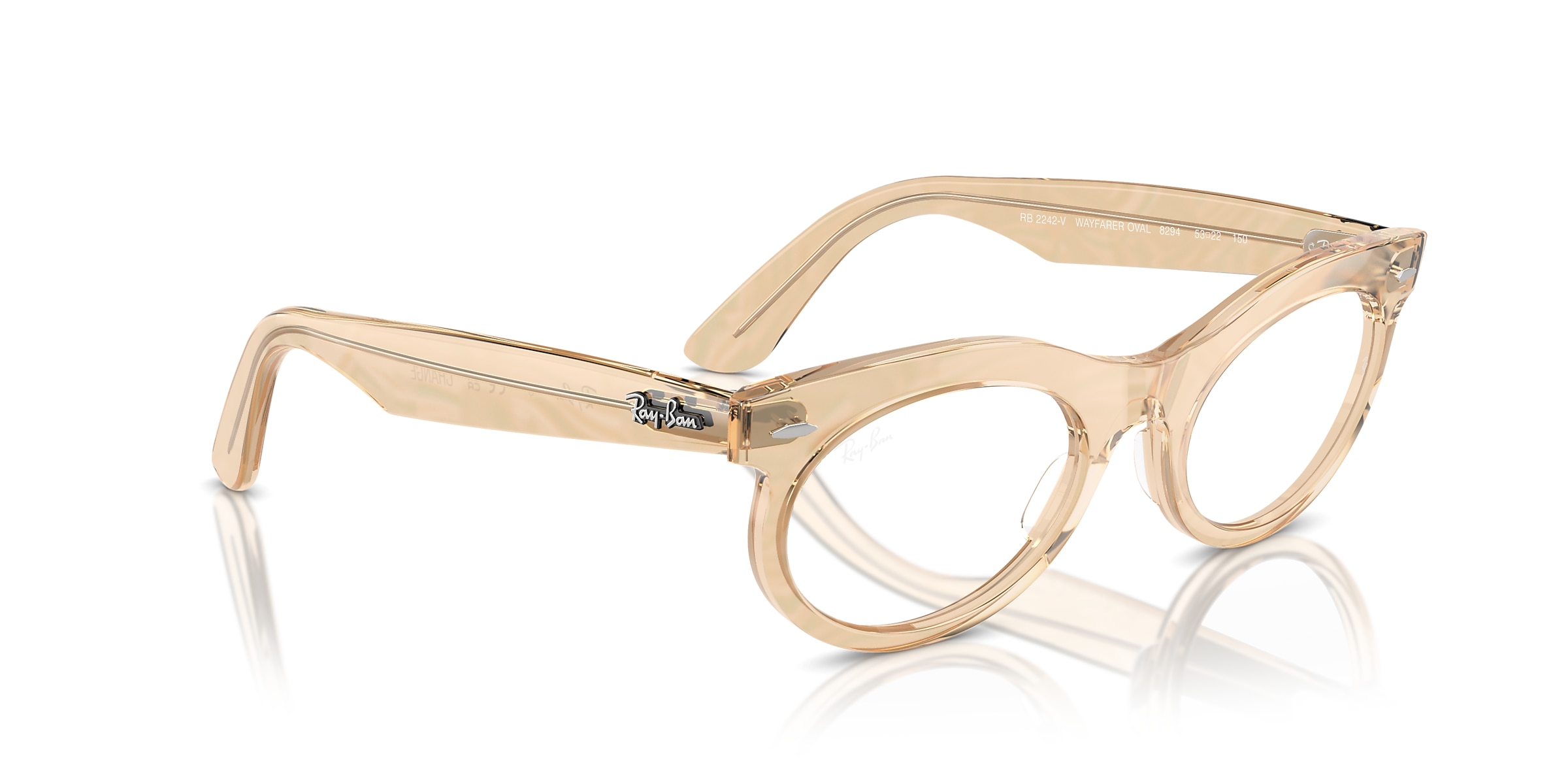 Ray-Ban Glasses RB2242V WAYFARER OVAL OPTICS CHANGE