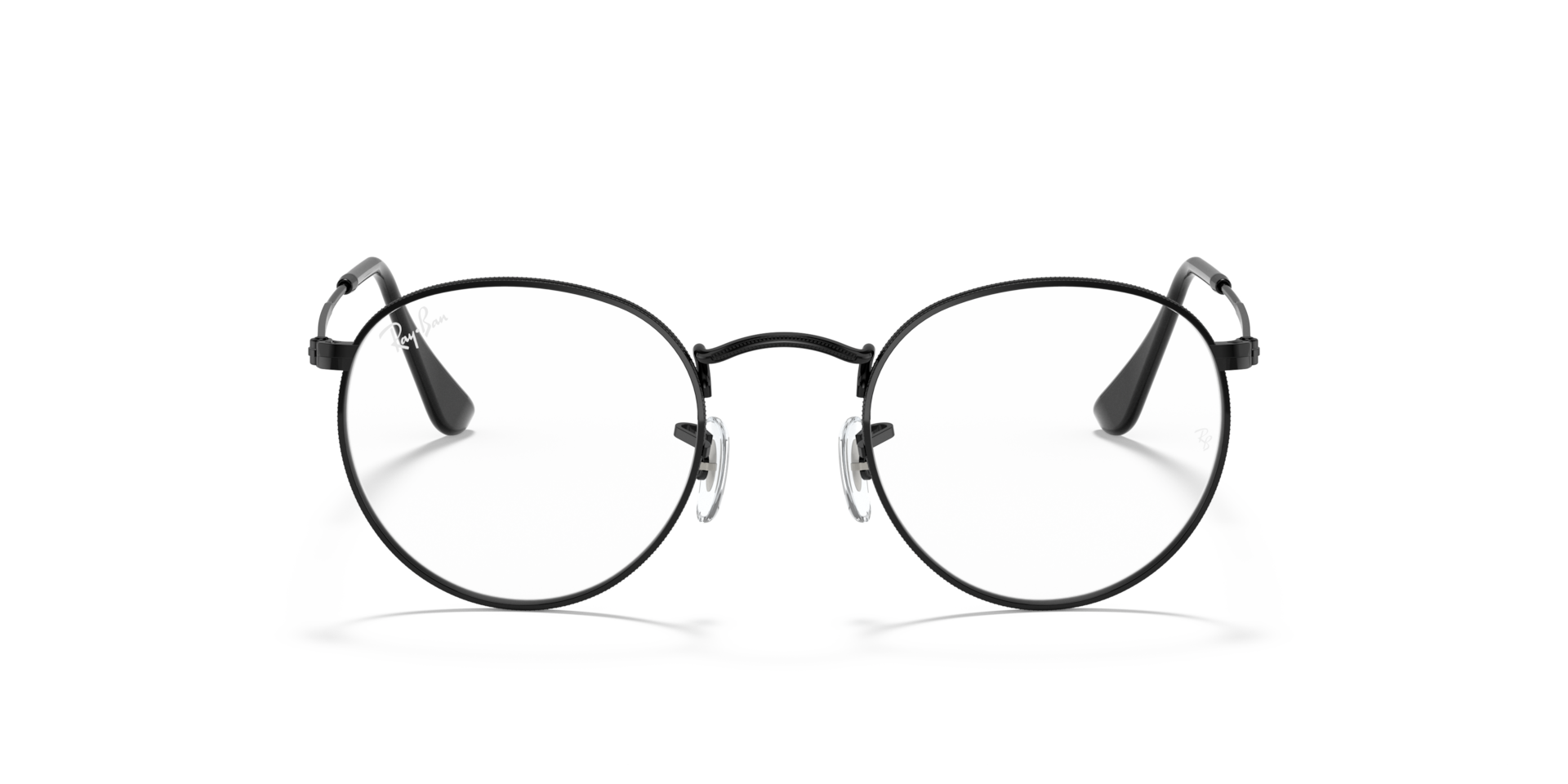 Ray-Ban RB3447V ROUND METAL OPTICS Black, Size: S