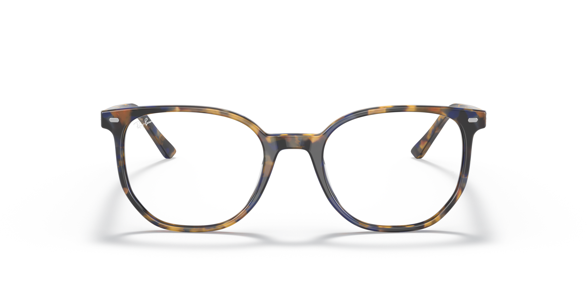 Ray-Ban RB5397 ELLIOT OPTICS Yellow & Blue Havana, Size: XXS