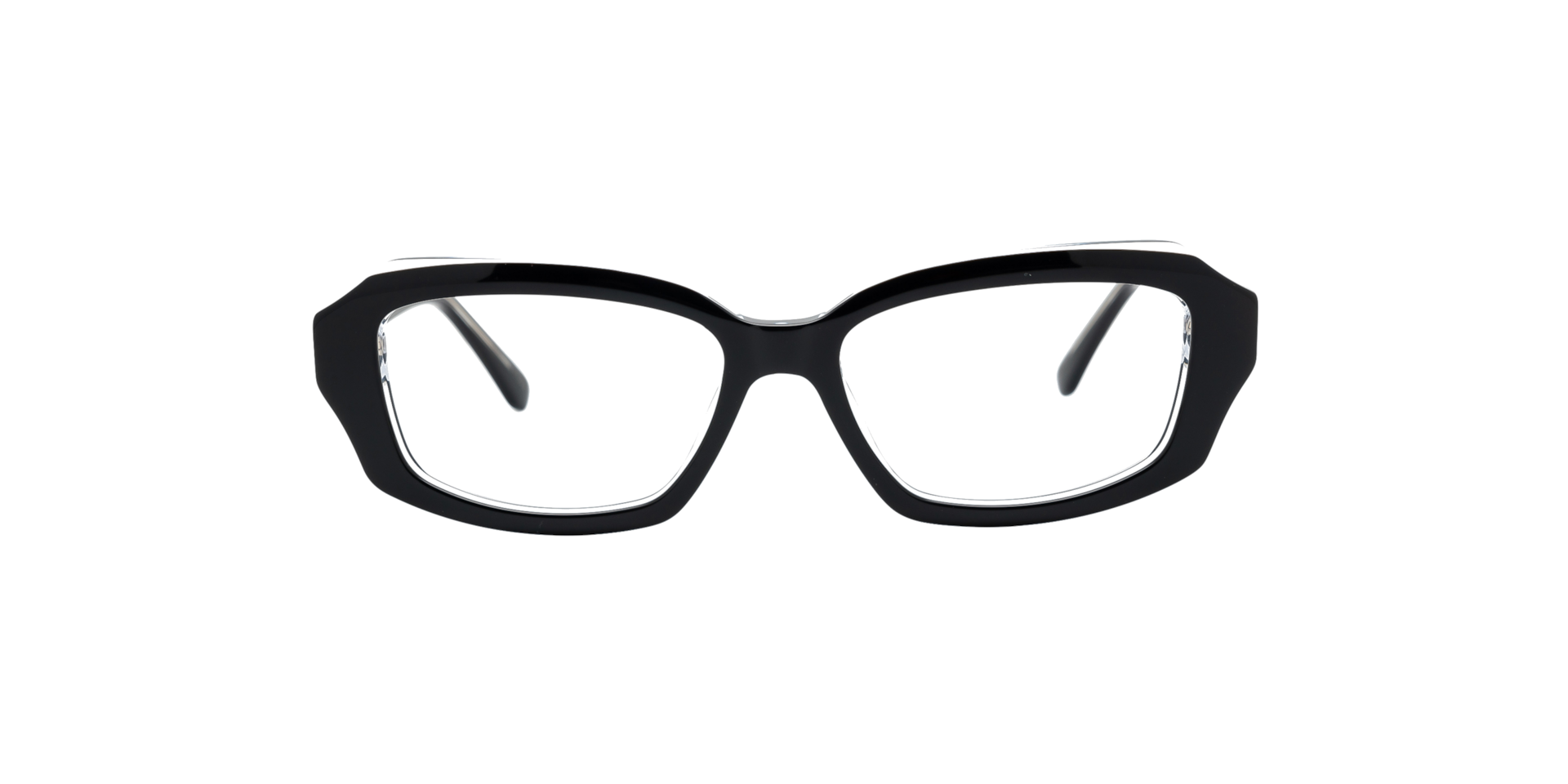 Clearly PAEONIA Bi-layer Black Crystal, Size: M