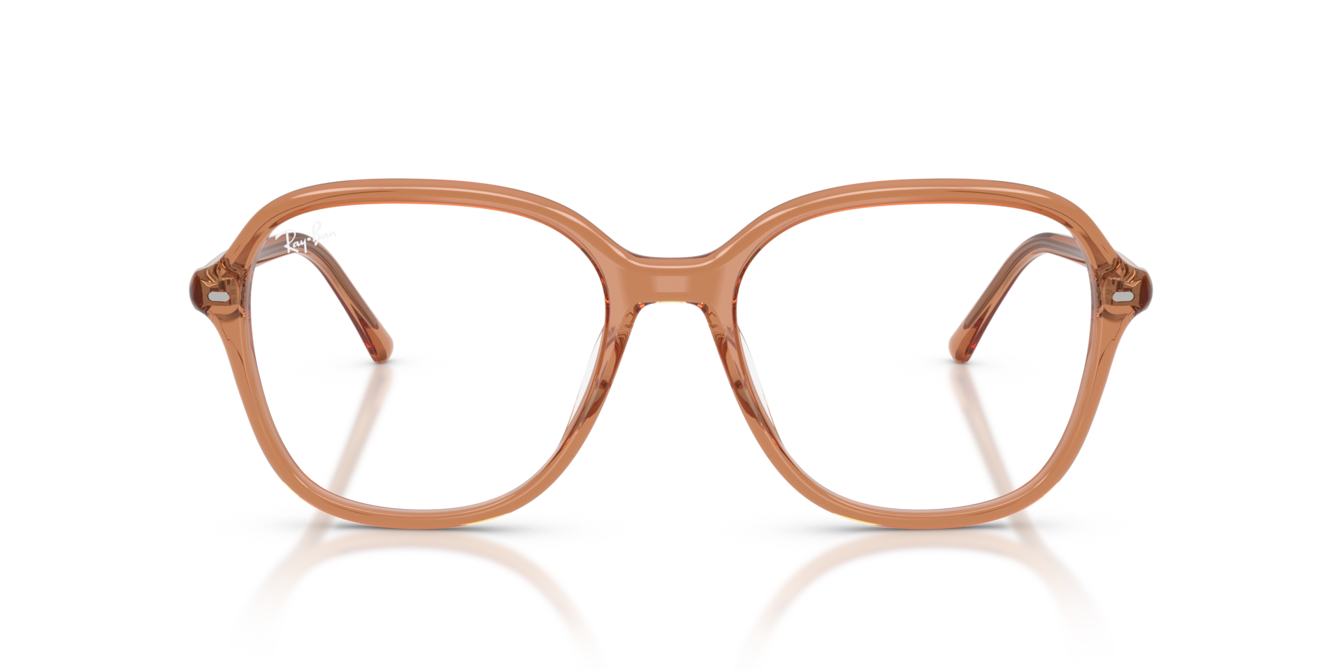 Ray-Ban RB5456 OPTICS Transparent Brown, Size: M