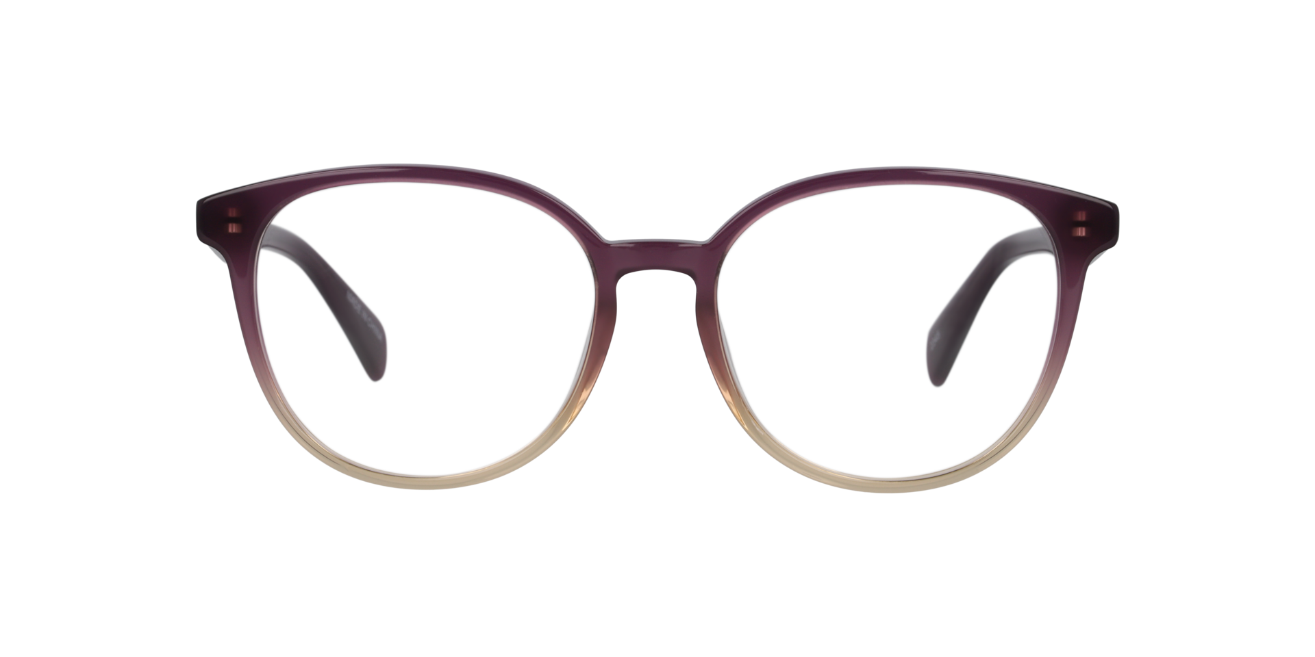 Clearly COESITE Purple On Beige, Size: M