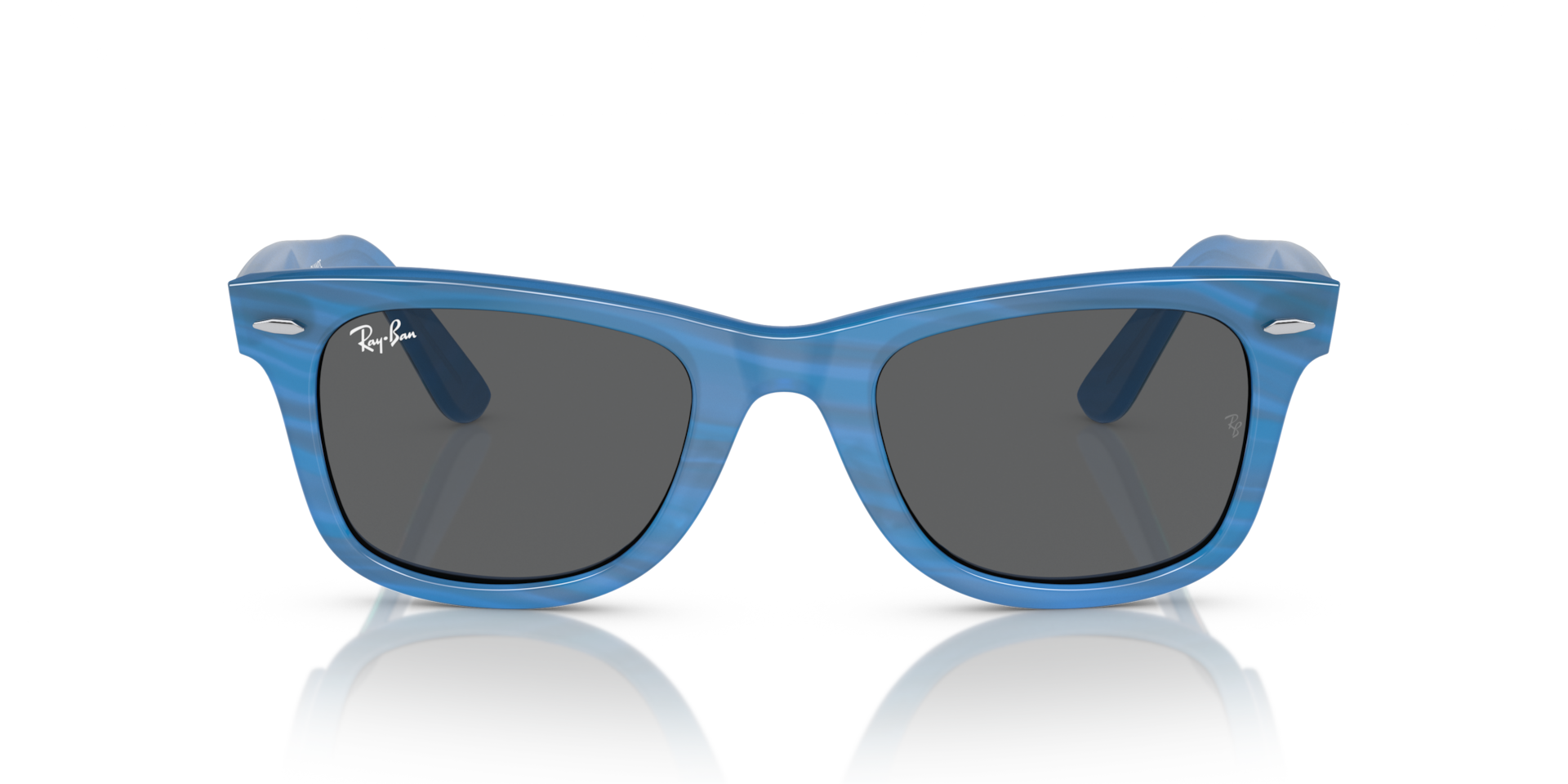 Ray-Ban RB2140 ORIGINAL WAYFARER CHANGE Photo Striped Blue, Size: L
