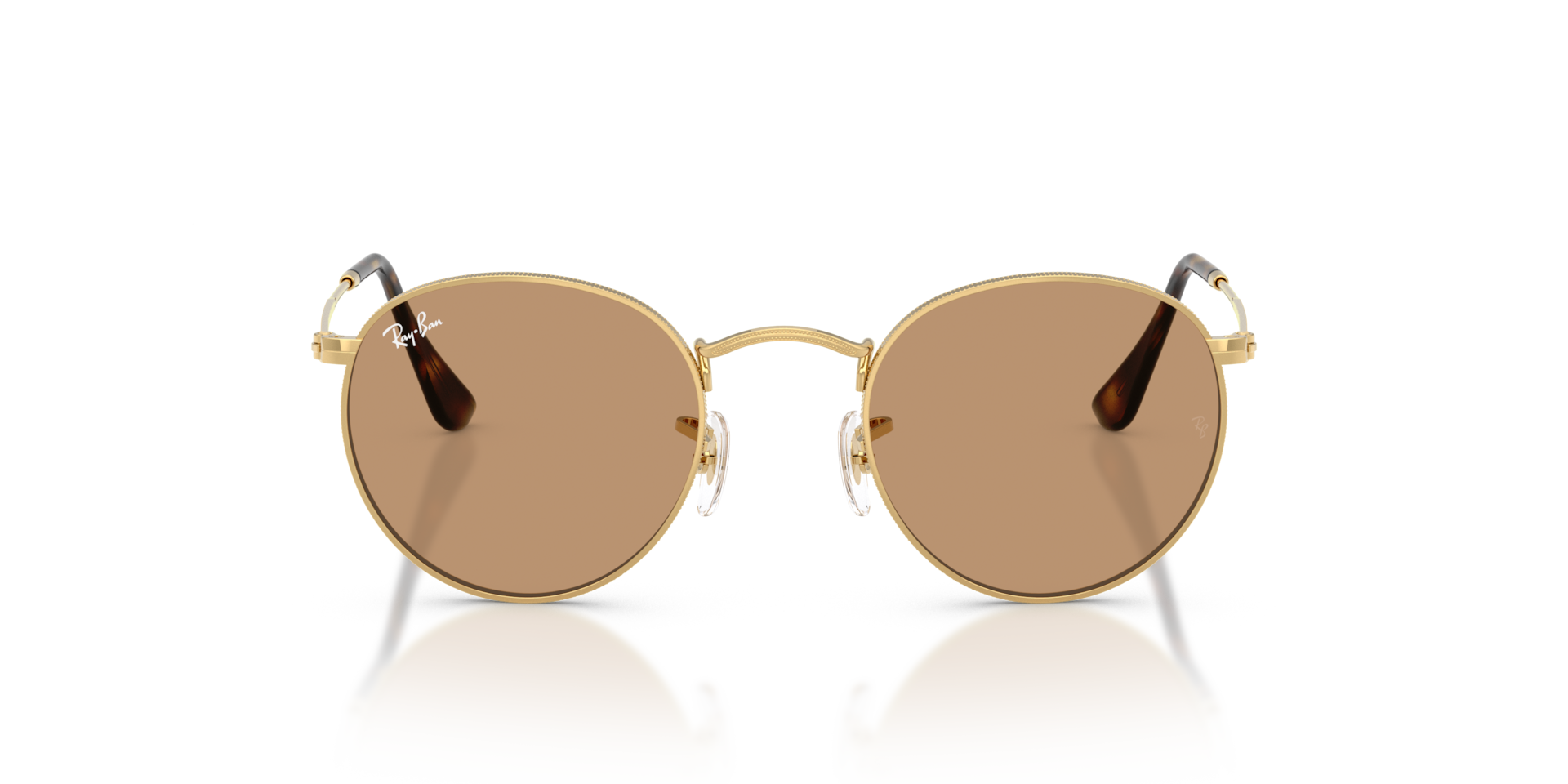 Ray-Ban RB3447 ROUND METAL Arista, Size: S