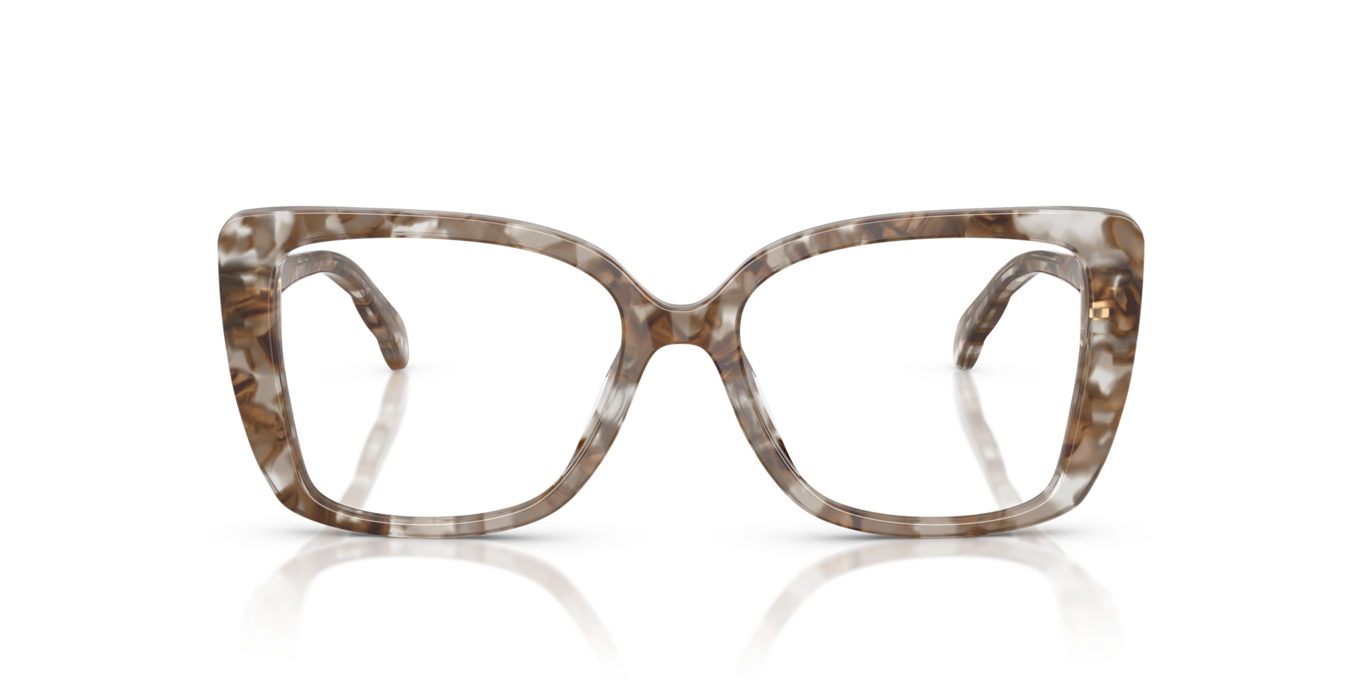 Tory Burch TY2156U Crystal Brown Tortoise, Size: XS