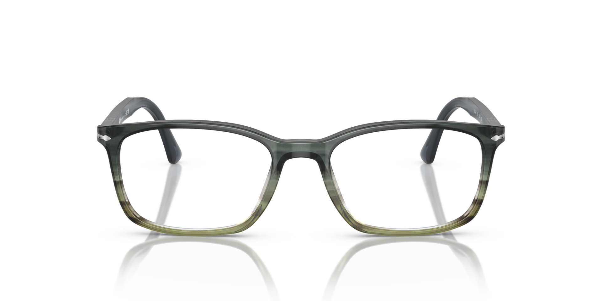Persol PO3189V Grey Striped Green Gradient, Size: XL