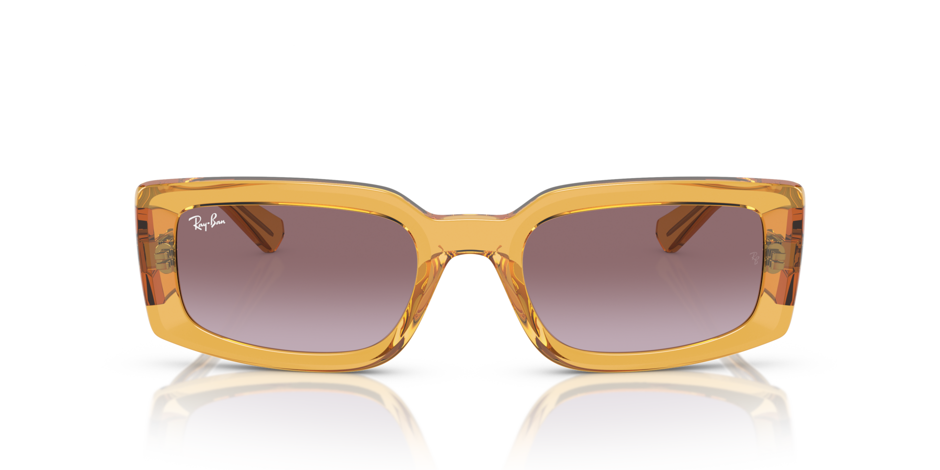 Ray-Ban RB4395 KILIANE BIO-BASED Transparent Yellow, Size: M
