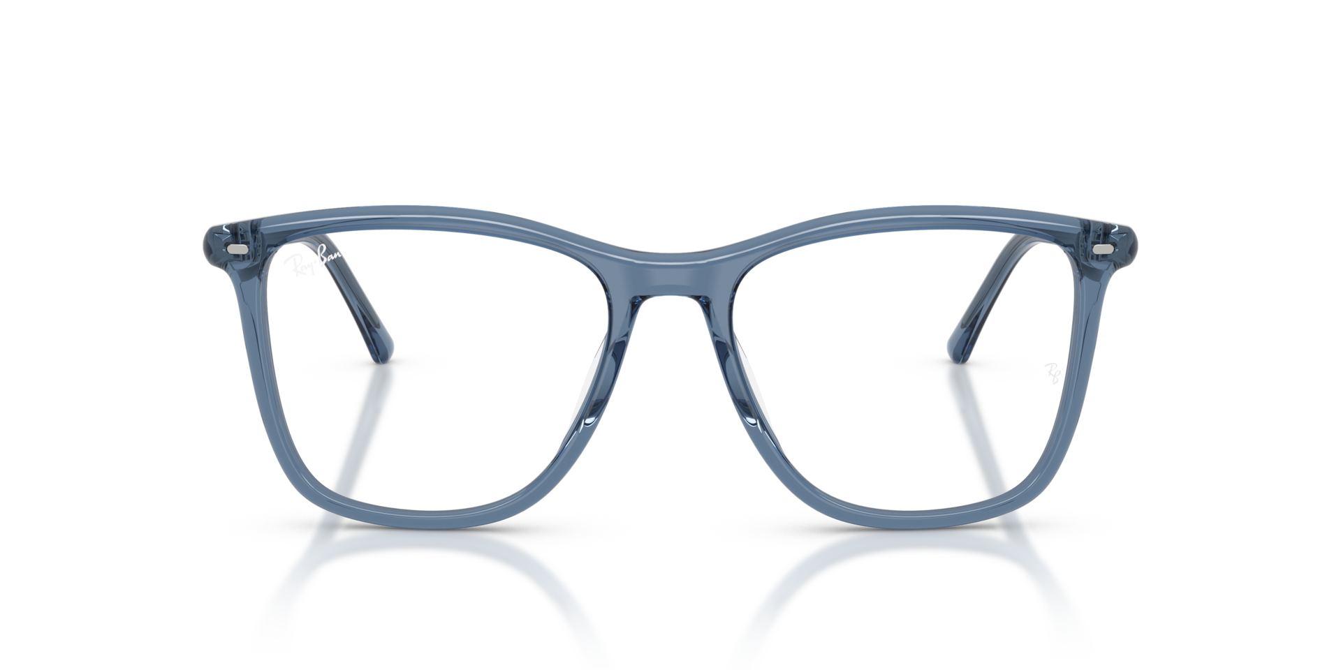 Ray-Ban RB5455 OPTICS Transparent Blue, Size: M