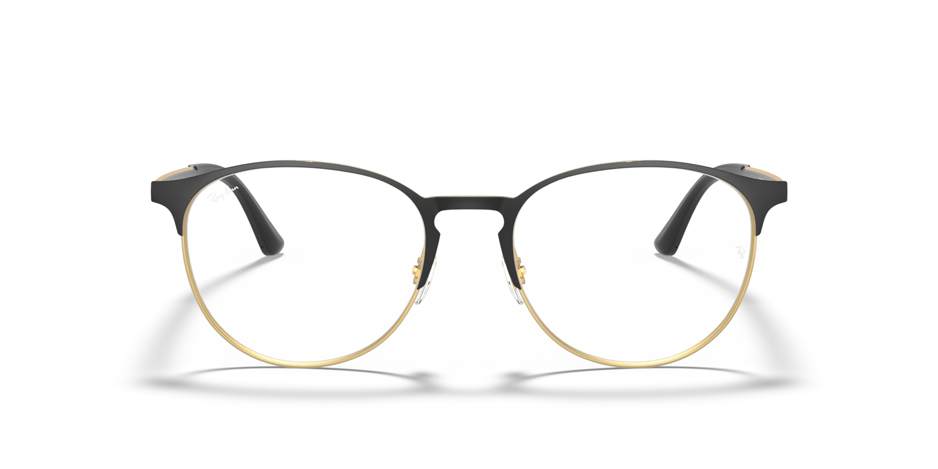 Ray-Ban RB6375 OPTICS Black On Gold, Size: M