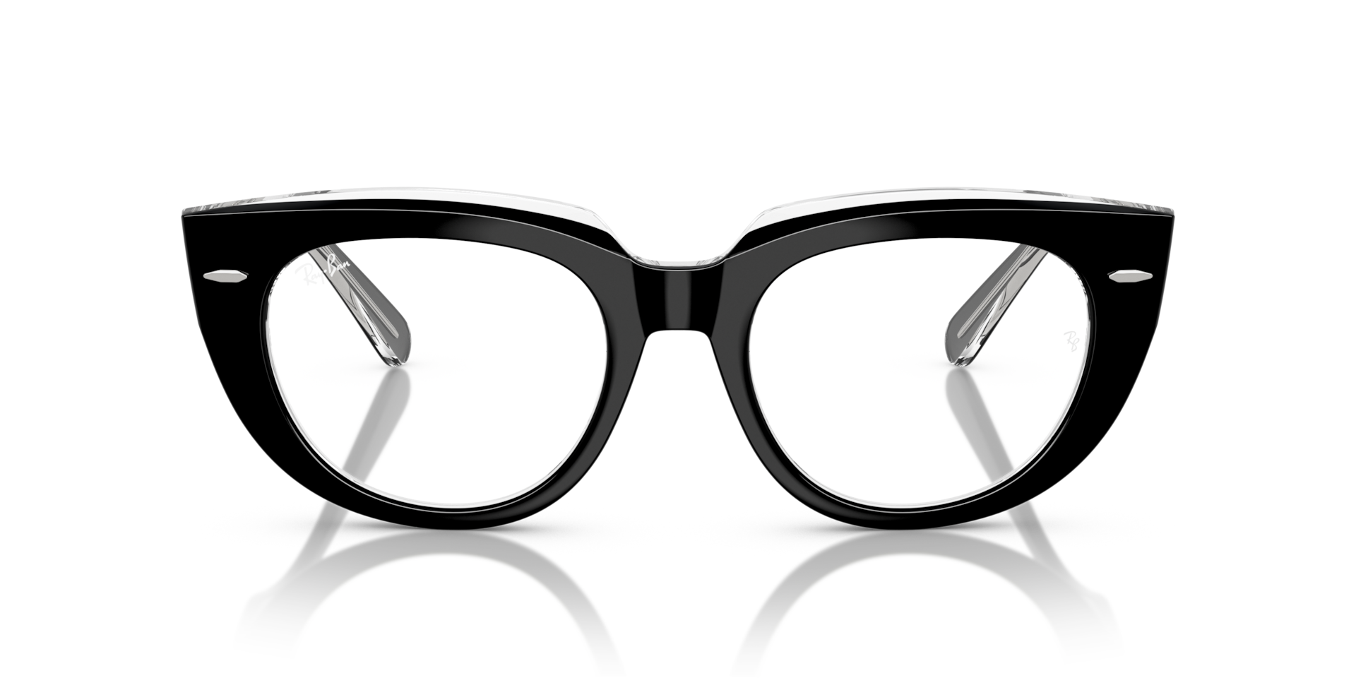 Ray-Ban RB5586 DOREEN OPTICS Black On Transparent, Size: M