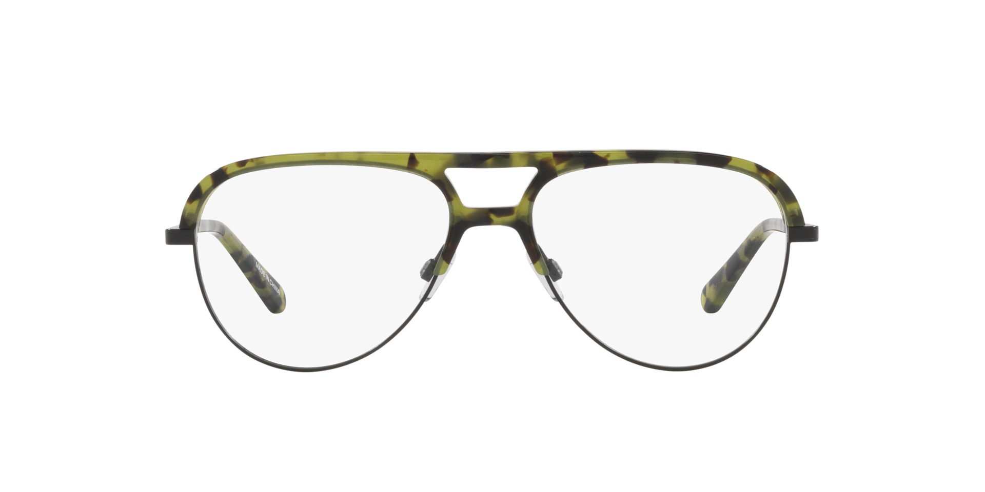 Clearly BELMOPAN Green Havana On Matte Black, Size: L