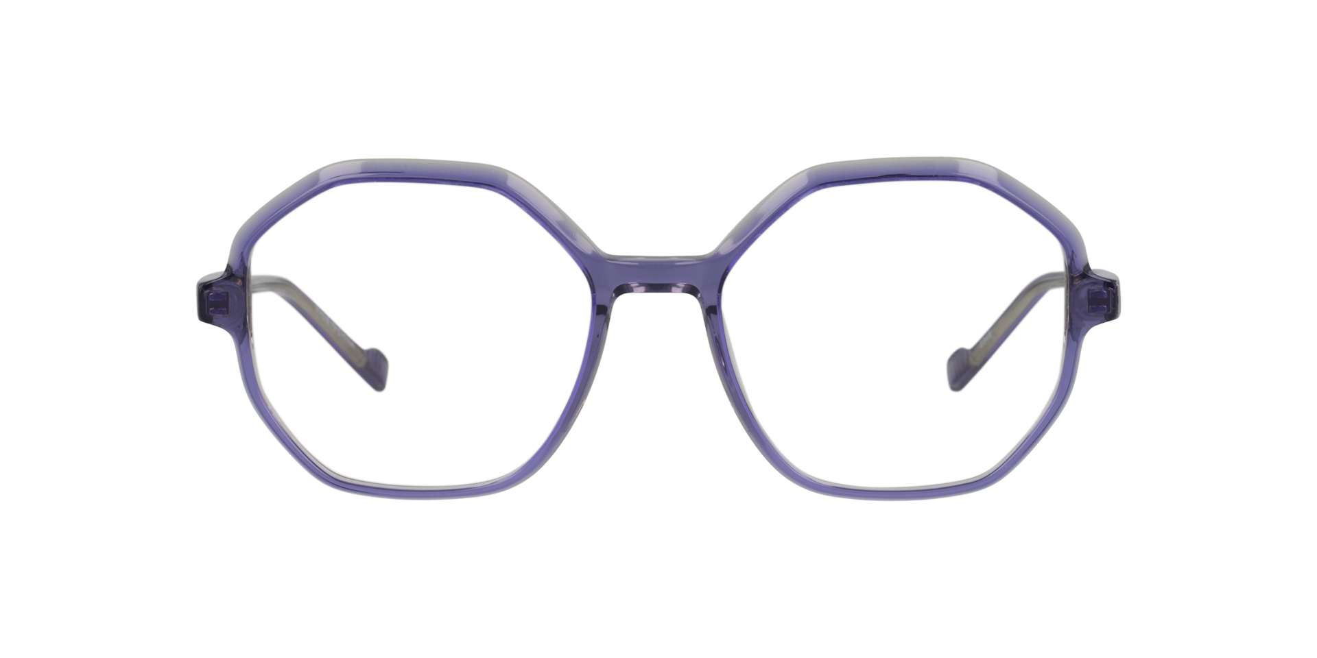 Clearly VERMICULITE Crystal Purple On Light Green, Size: M