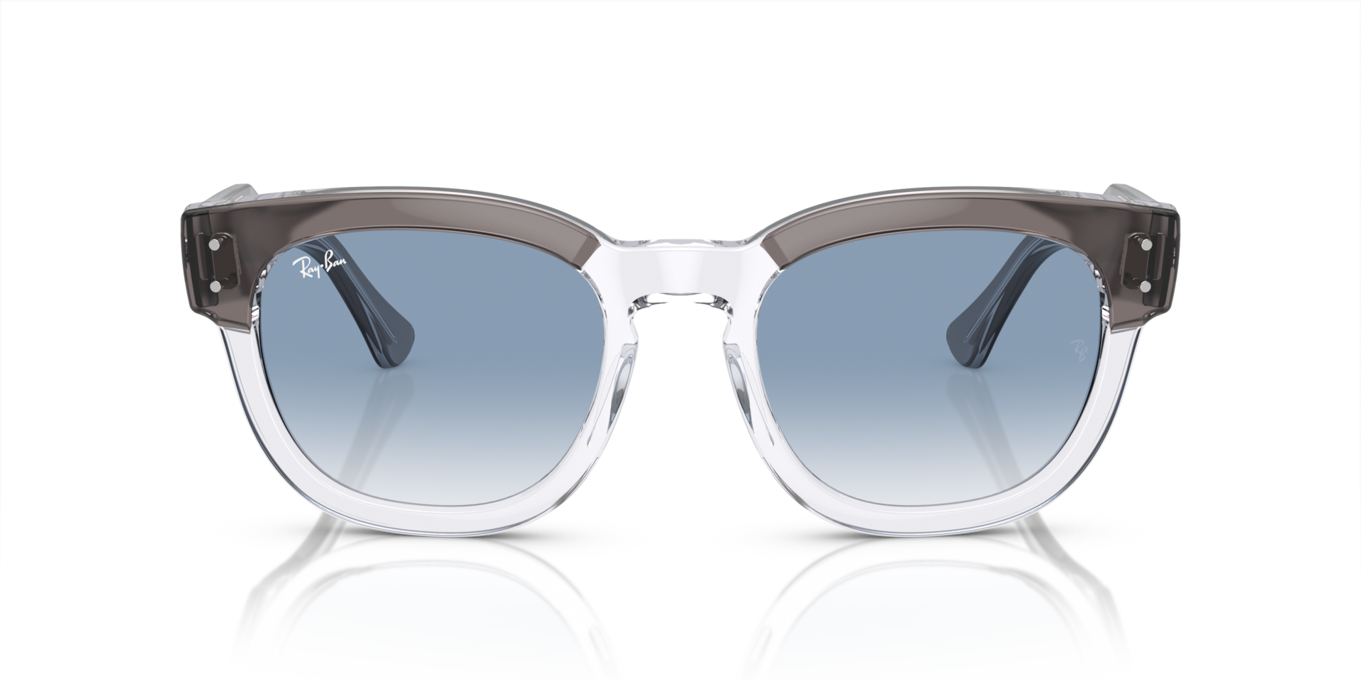 Ray-Ban RB0298S MEGA HAWKEYE Grey On Transparent, Size: L