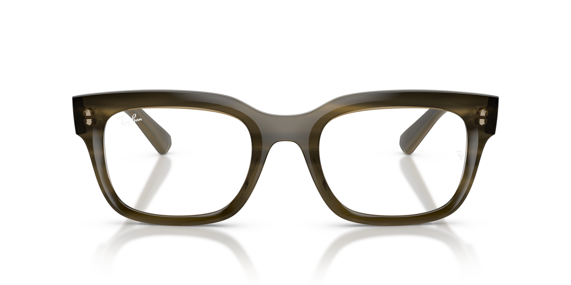 Ray-Ban RB7217 CHAD OPTICS BIO-BASED Striped Green, Size: XL