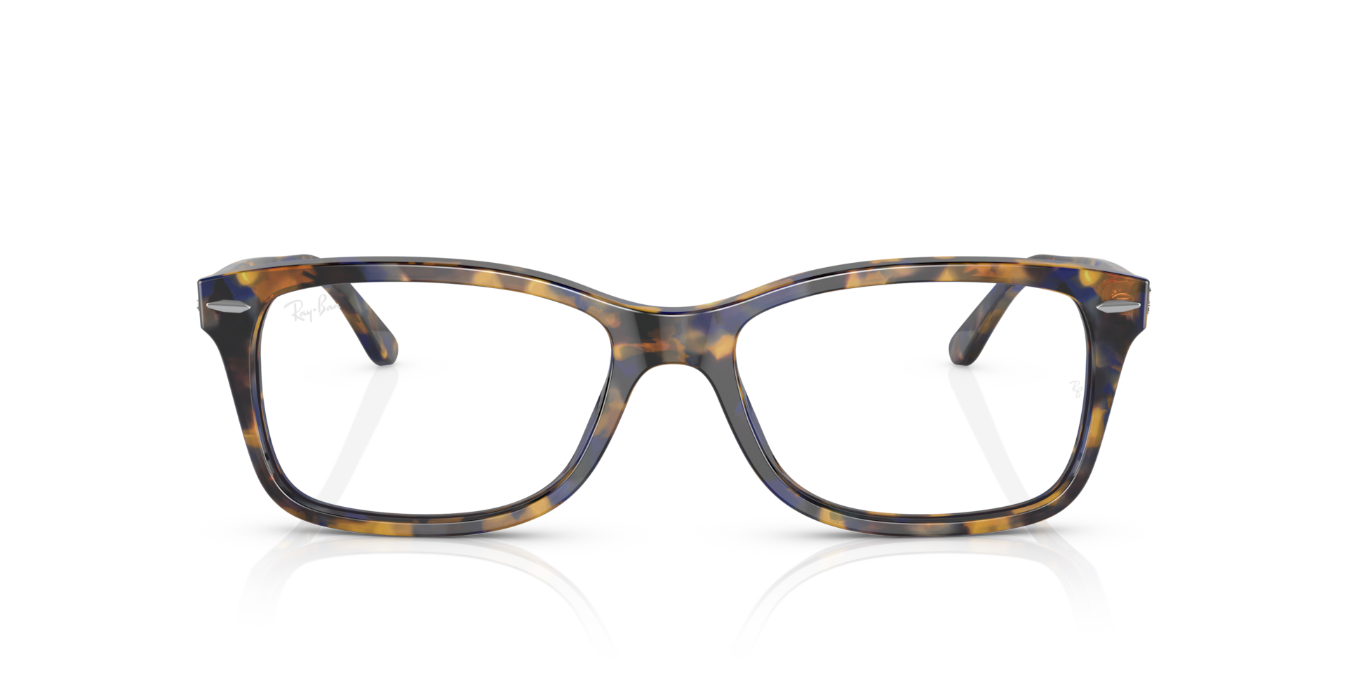 Ray-Ban RB5428 OPTICS Yellow & Blue Havana, Size: M
