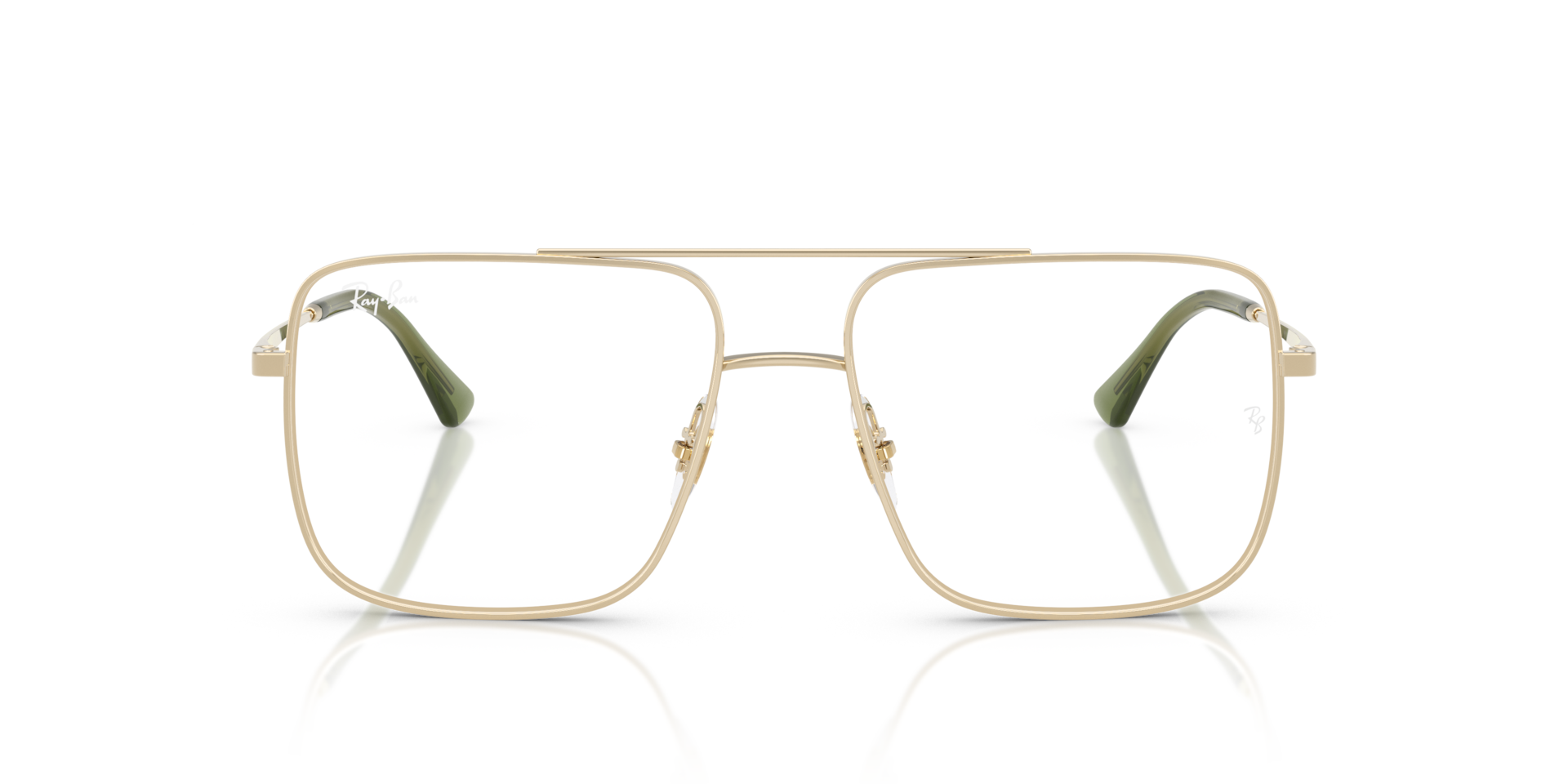Ray-Ban RB3758V ARI OPTICS BIO-BASED Pale Gold, Size: M