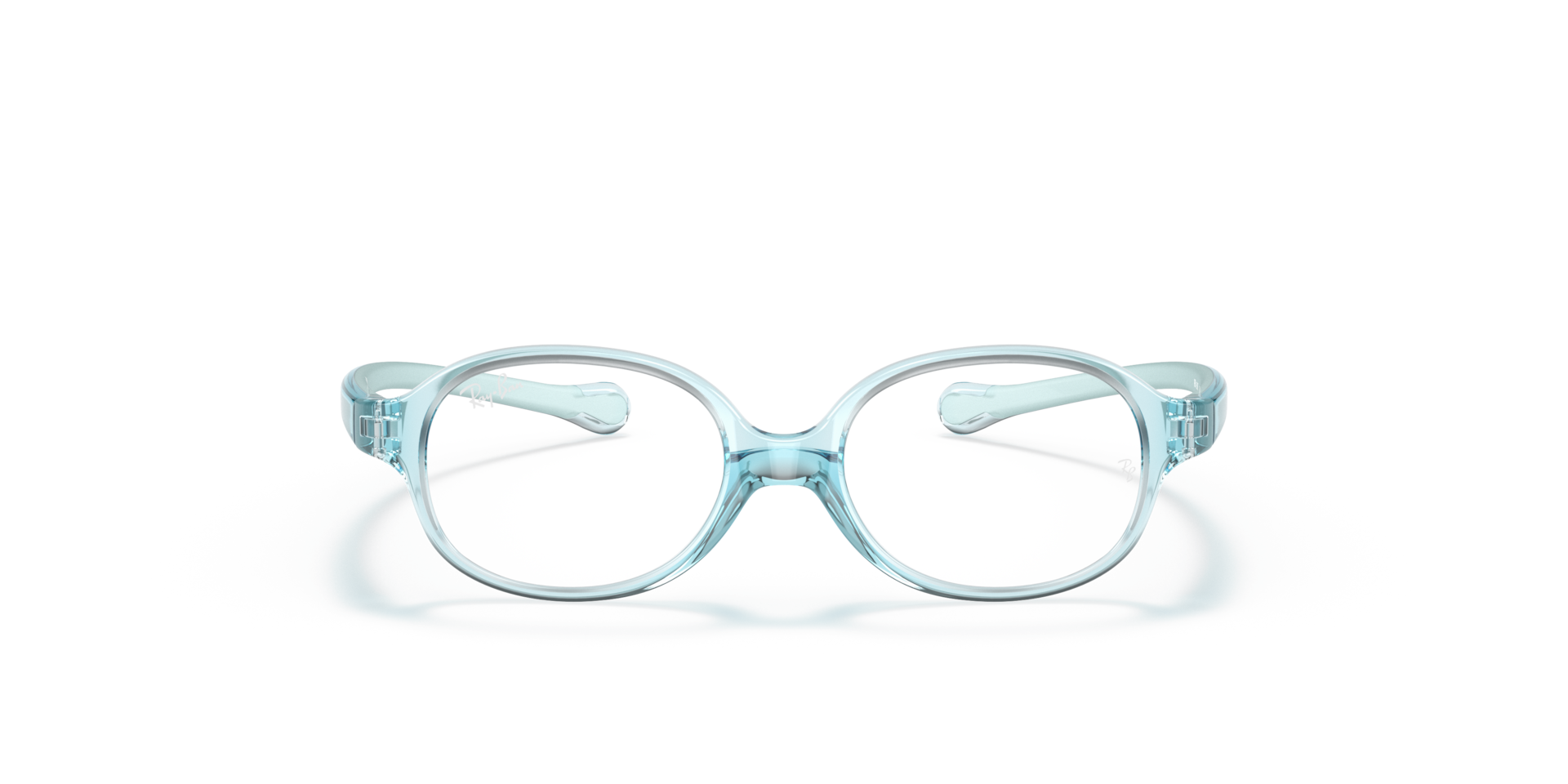 Ray-Ban RB1587 OPTICS KIDS Transparent Light Blue, Size: XS