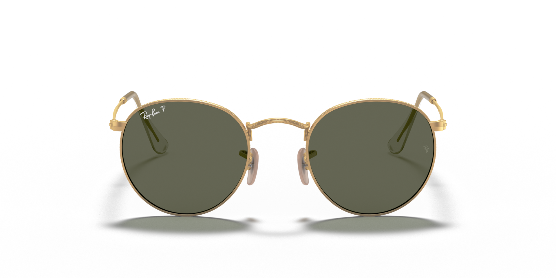 Ray-Ban RB3447 ROUND METAL Gold, Size: S
