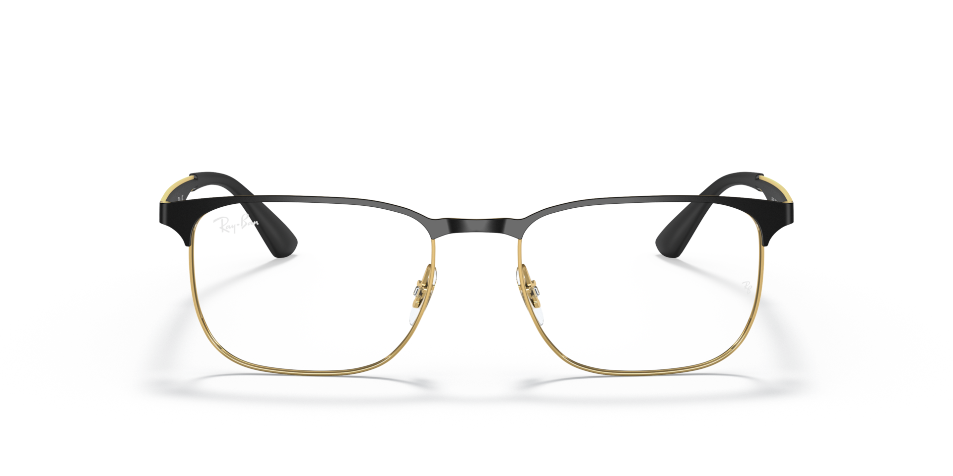 Ray-Ban RB6363 OPTICS Black On Gold, Size: L