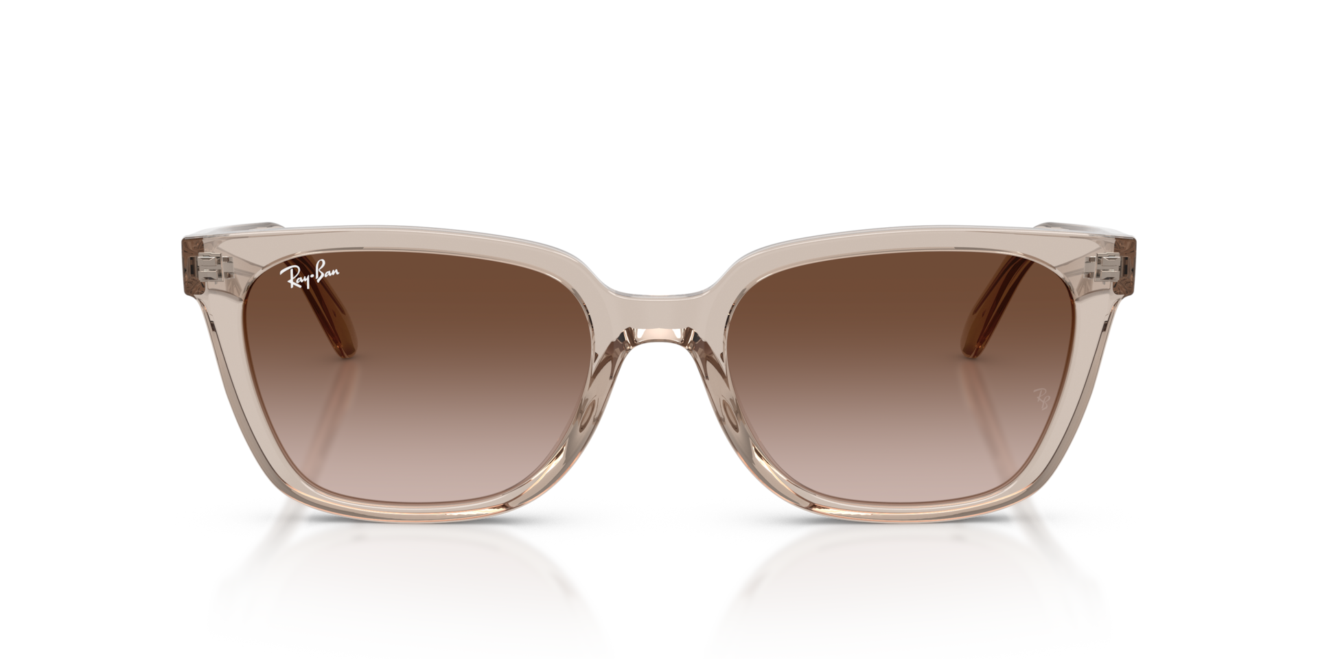 Ray-Ban RB2243D Transparent Light Brown, Size: L