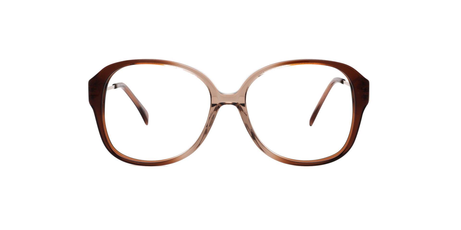 Clearly PAICINES Transparent Brown, Size: S