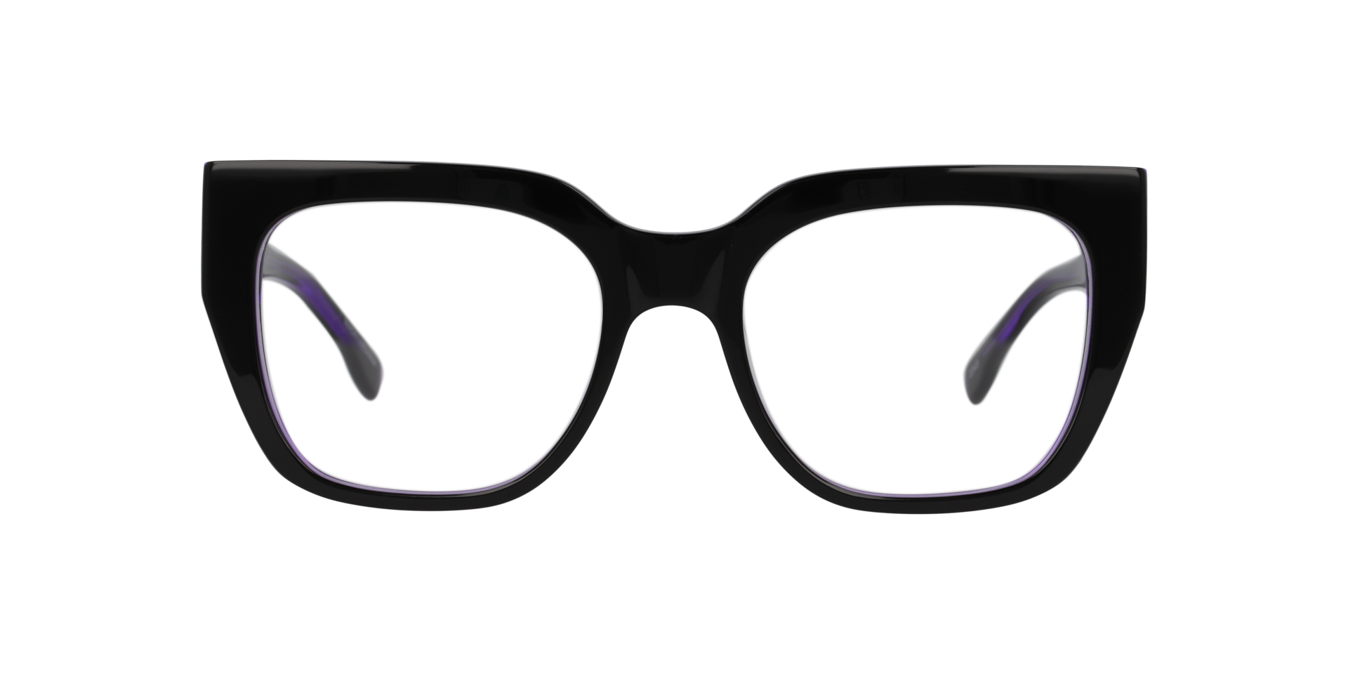 Clearly ELDRITCH Black On Crystal Purple, Size: L