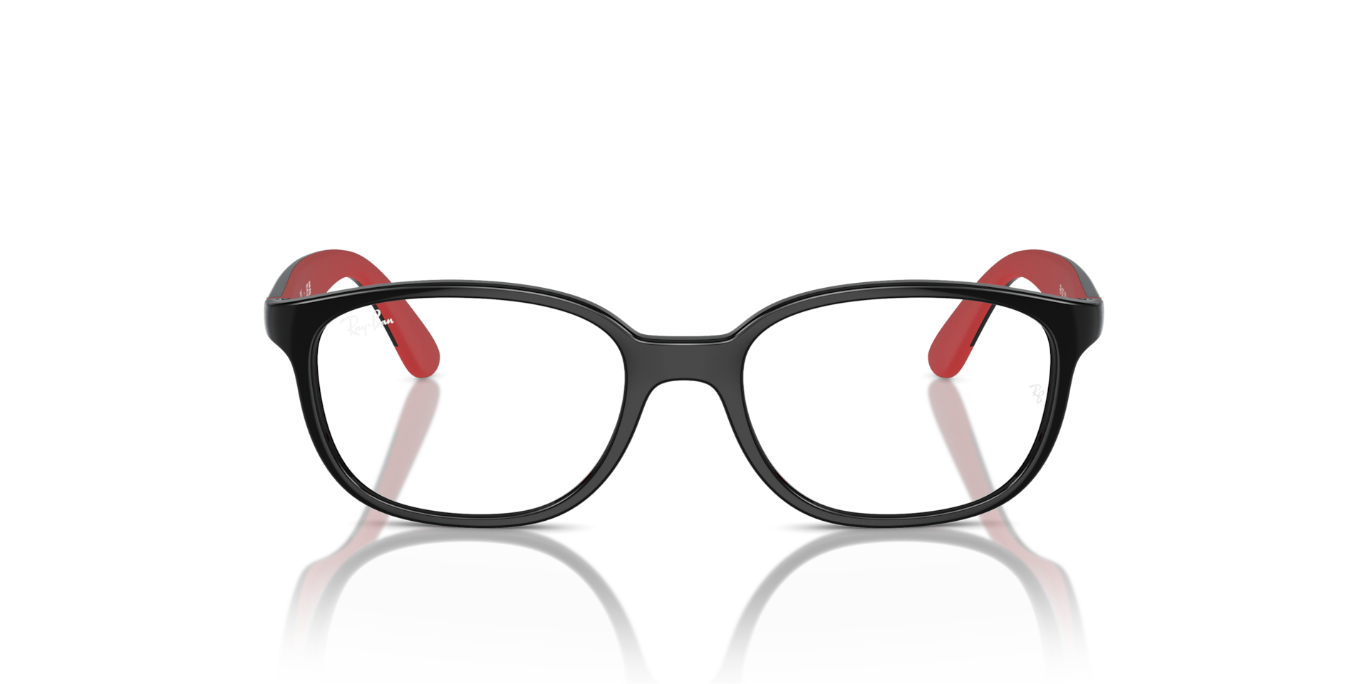 Ray-Ban RB1632 OPTICS KIDS BIO-BASED Black On Red, Size: L
