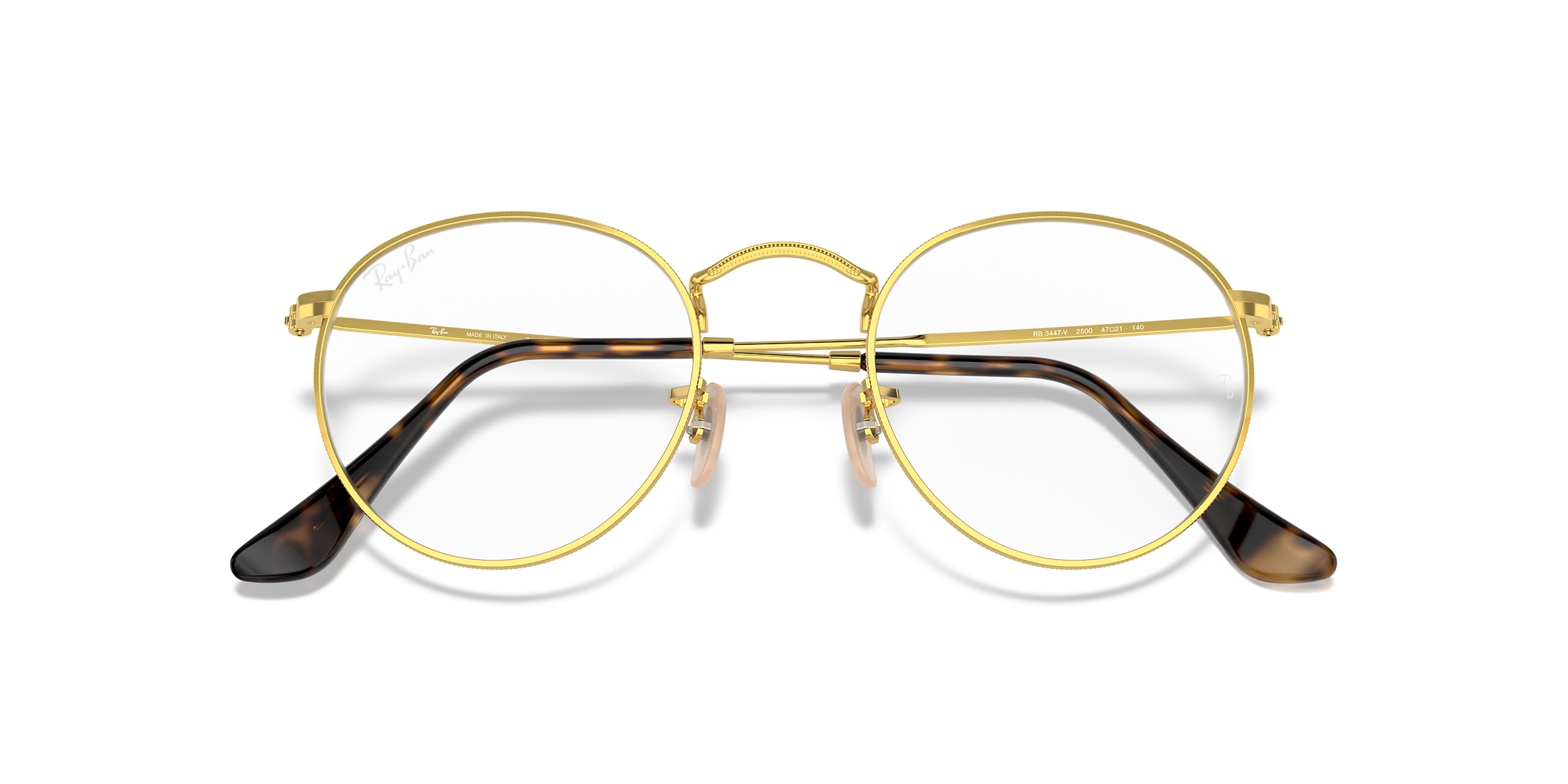 Ray-Ban Glasses RB3447V ROUND METAL OPTICS