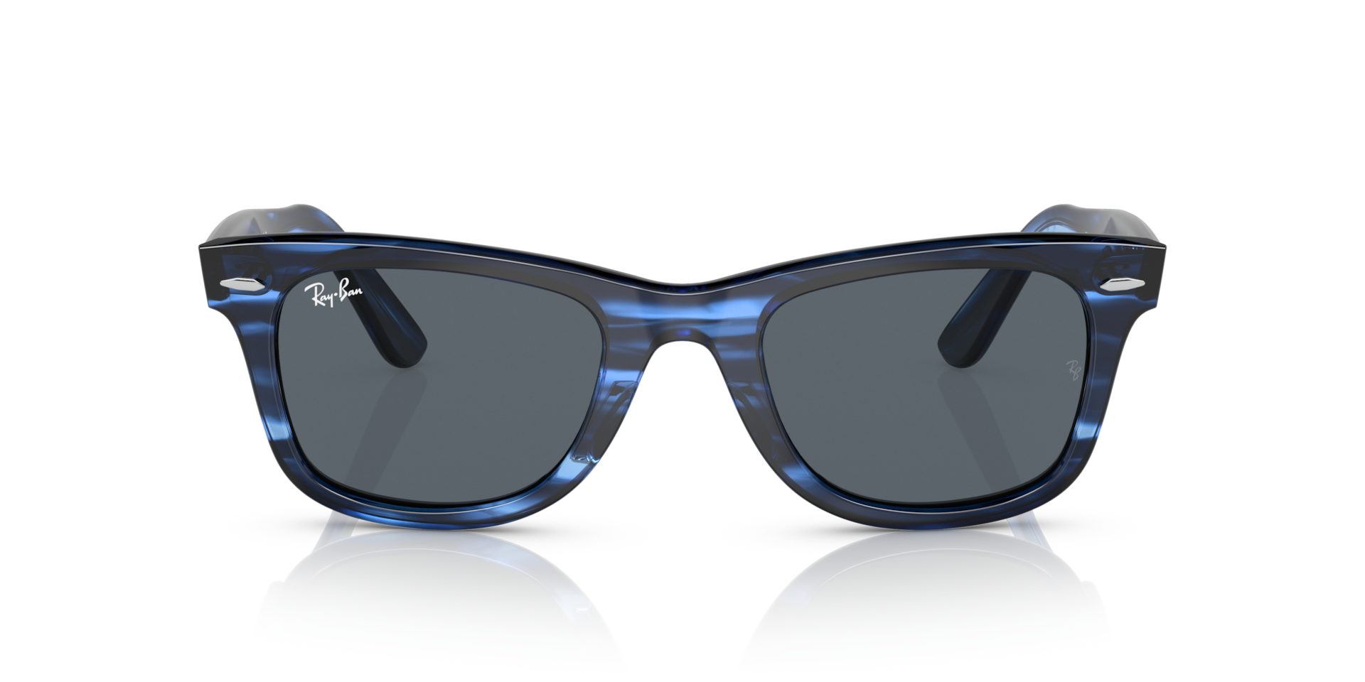 Ray-Ban RB2140 ORIGINAL WAYFARER BIO-BASED Striped Blue, Size: L