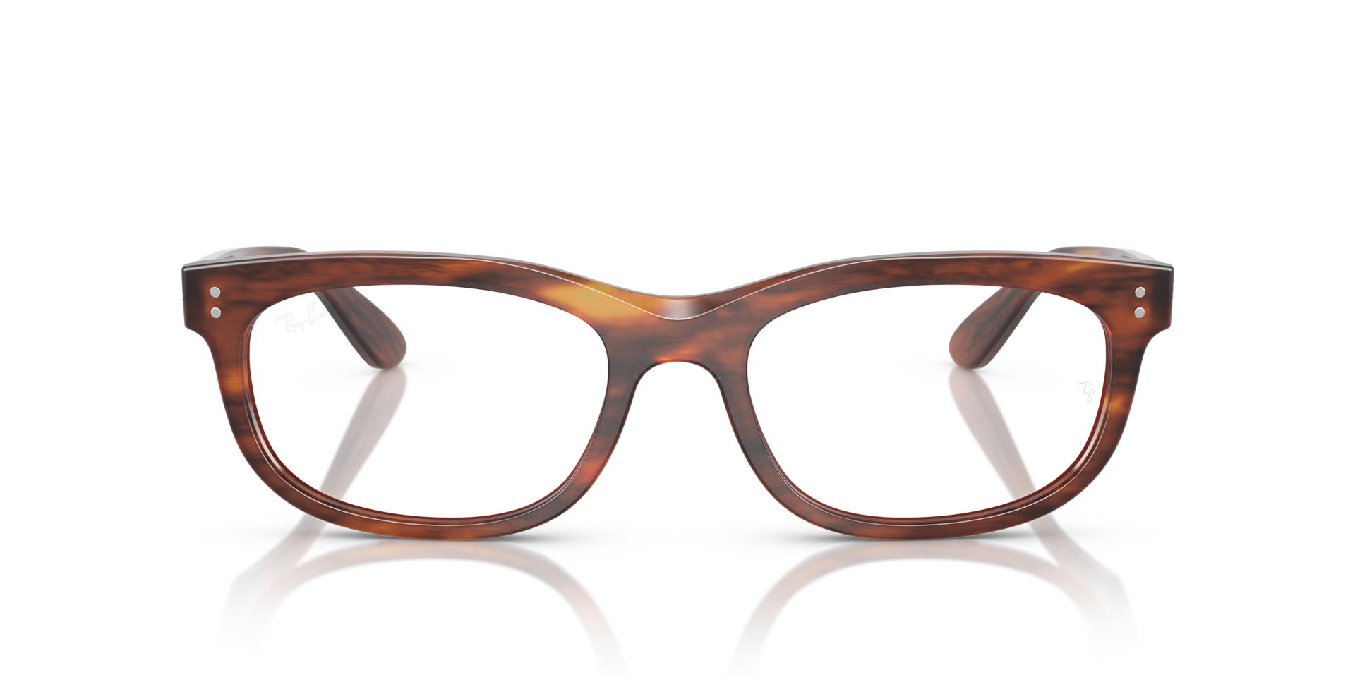 Ray-Ban RB5489 BALORETTE OPTICS Striped Havana, Size: L