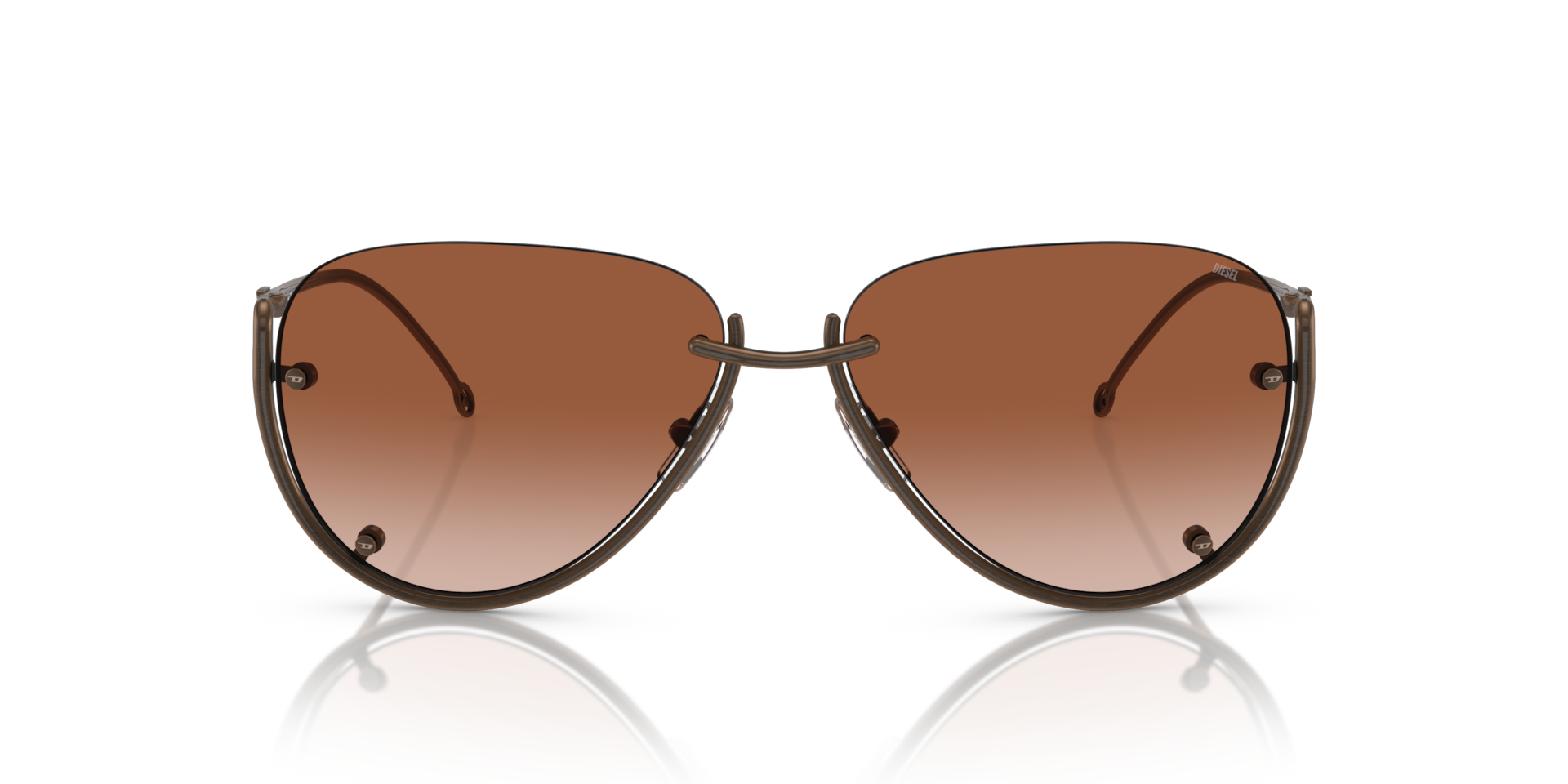 Diesel DL1003 Shiny Antique Copper, Size: L