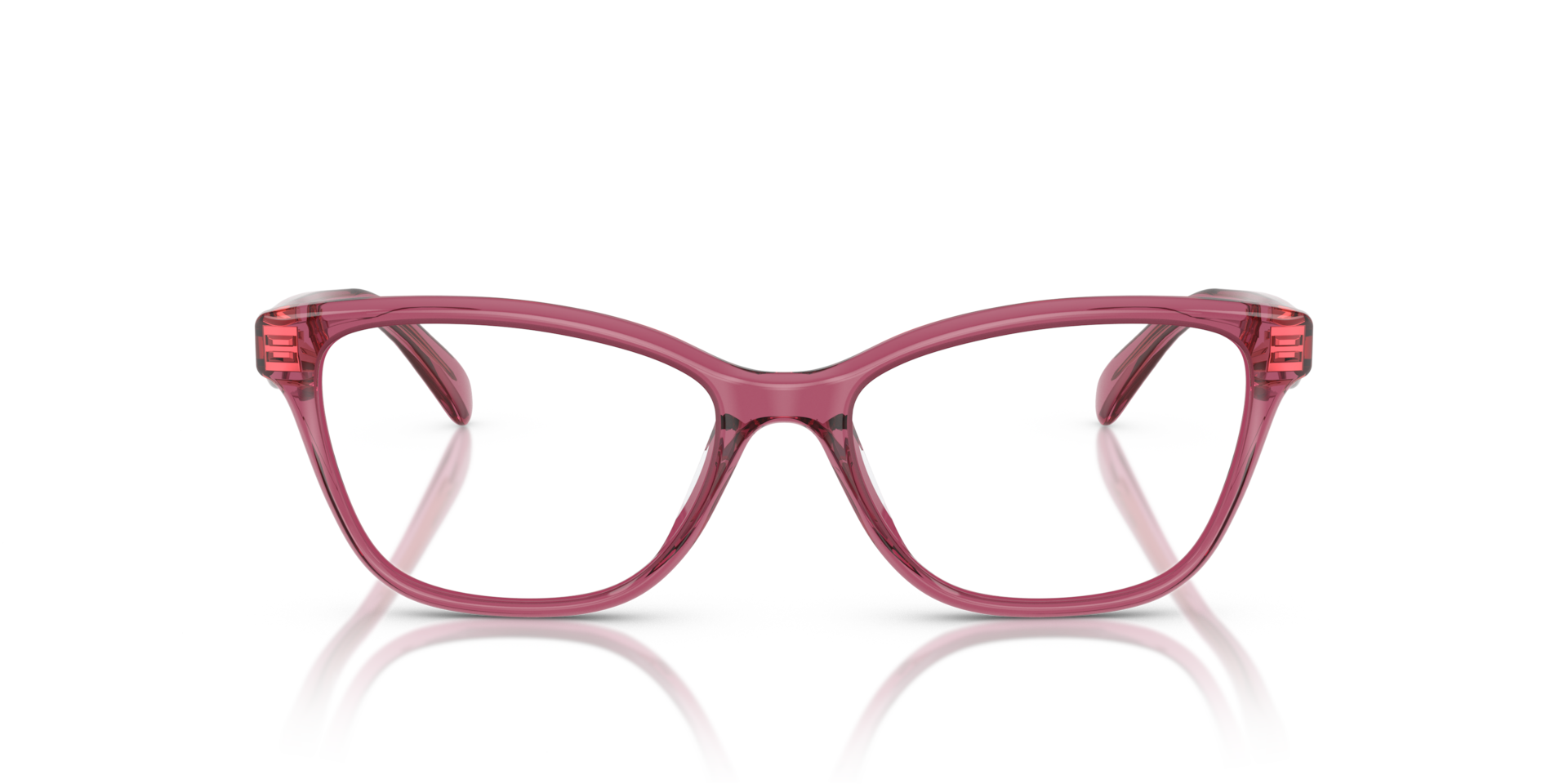Coach HC6243U Transparent Burgundy, Size: S