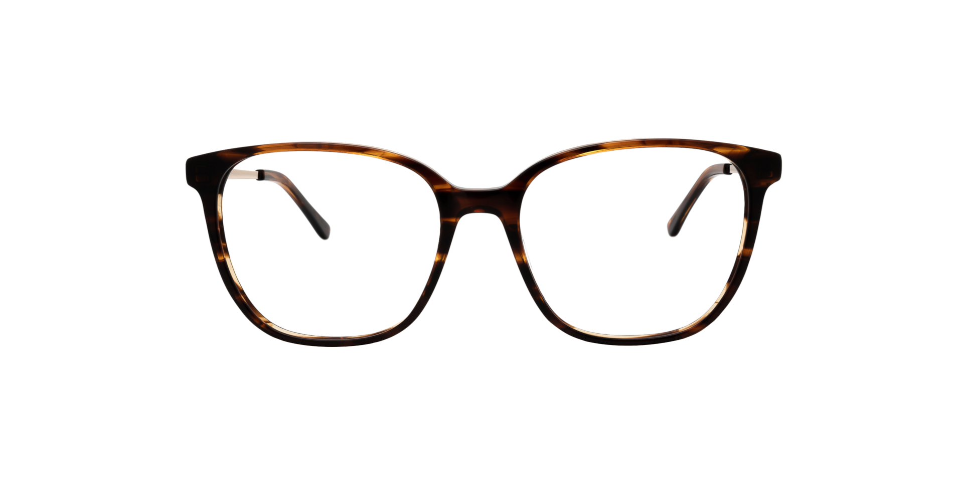 Clearly HEGEMONE Crystal Brown Horn, Size: XS