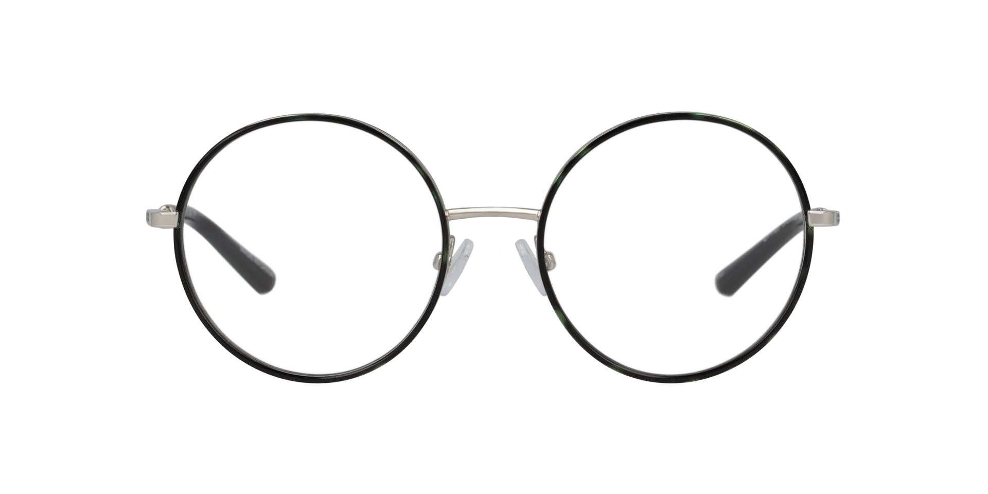 Clearly BIOHRIUM Green Havana On Silver, Size: S