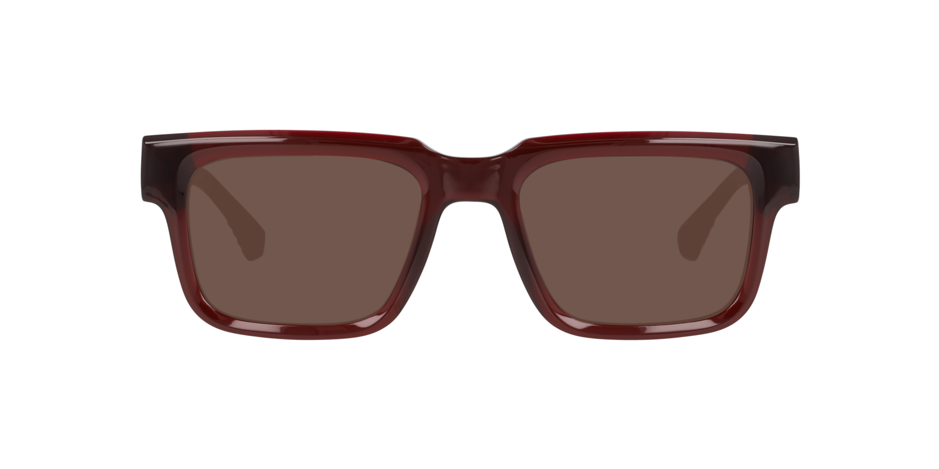 Clearly PALM TREE Translucent Dark Red, Size: XL