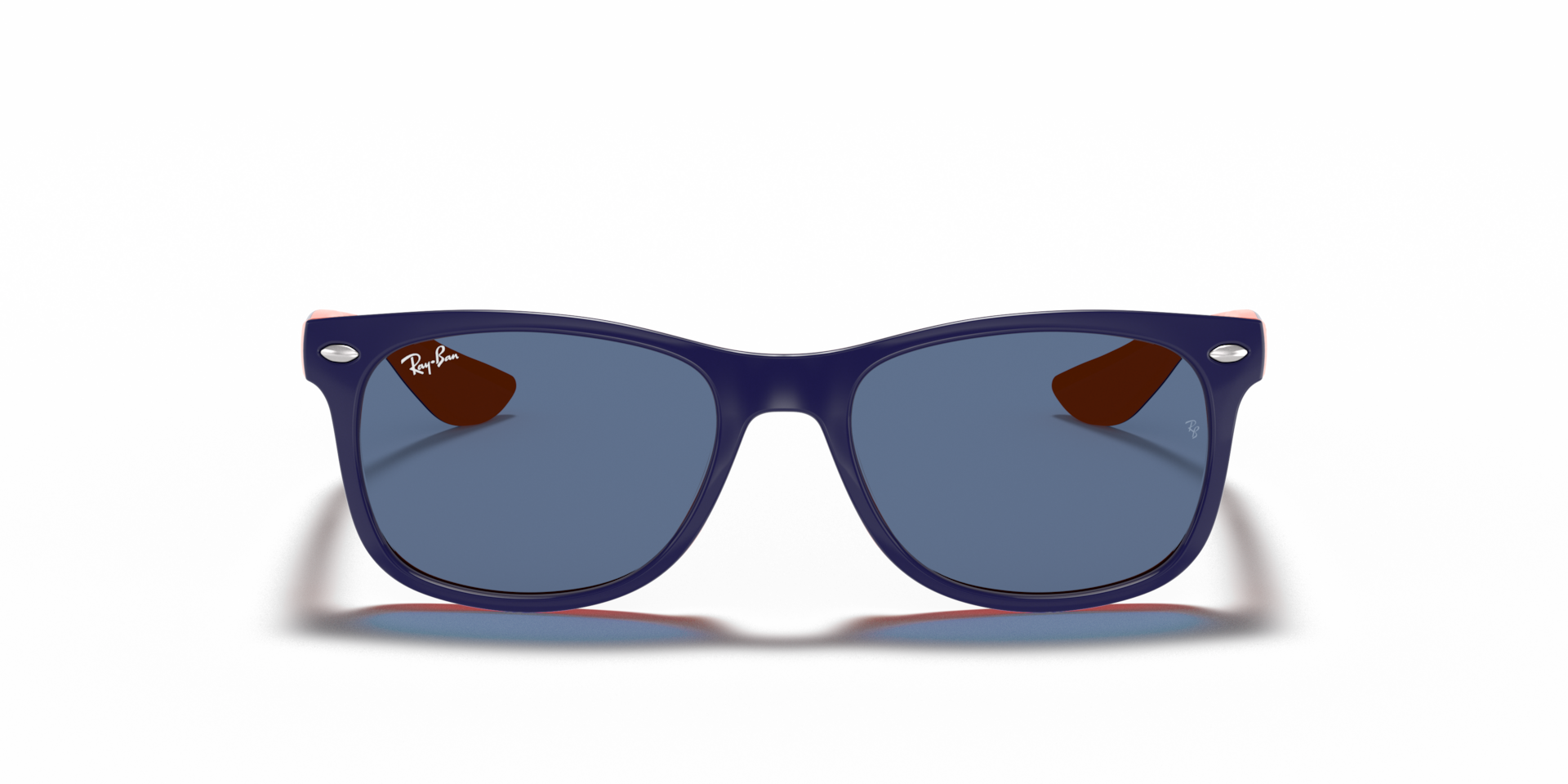 Ray-Ban RB9052S NEW WAYFARER KIDS Blue On Orange, Size: S