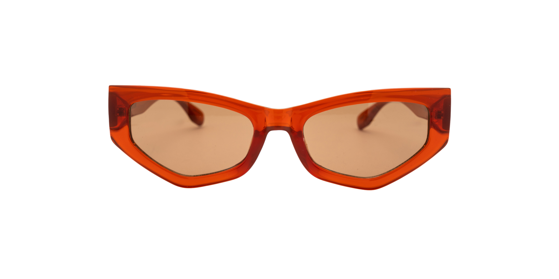 Clearly BOLD Dark Orange Translucent Shiny, Size: L
