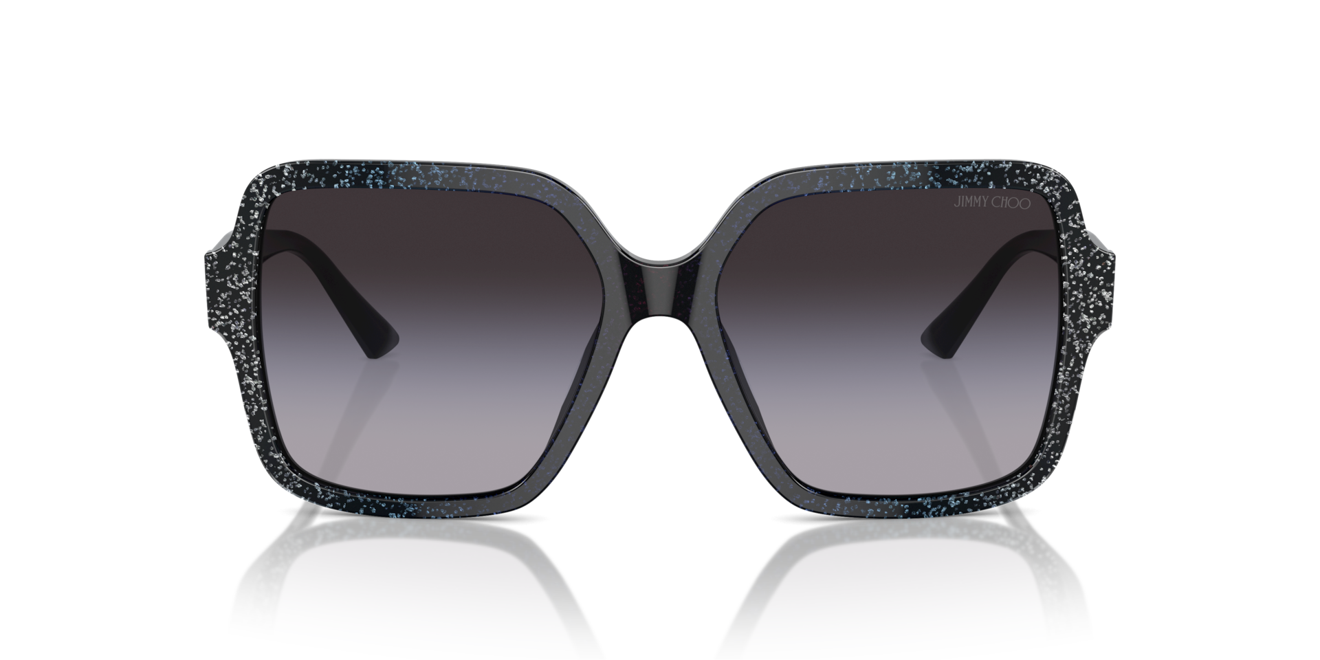 Jimmy Choo JC5005 Black Gradient Glitter, Size: M