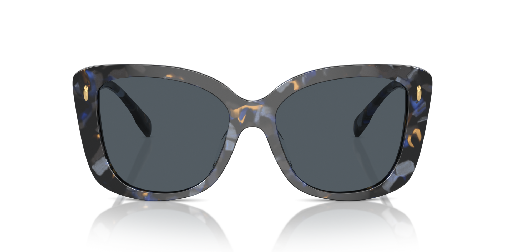 Tory Burch TY7198U Blue Tortoise, Size: M