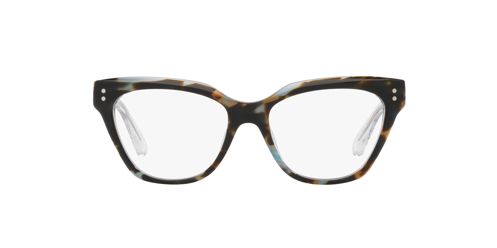 Clearly KAPUSKASING Blue Brown Havana On Crystal, Size: S