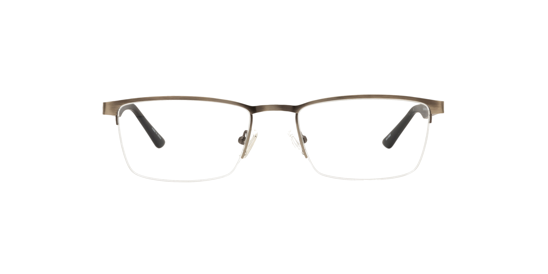 Clearly ST. MALO Matte Brushed Gunmetal, Size: L