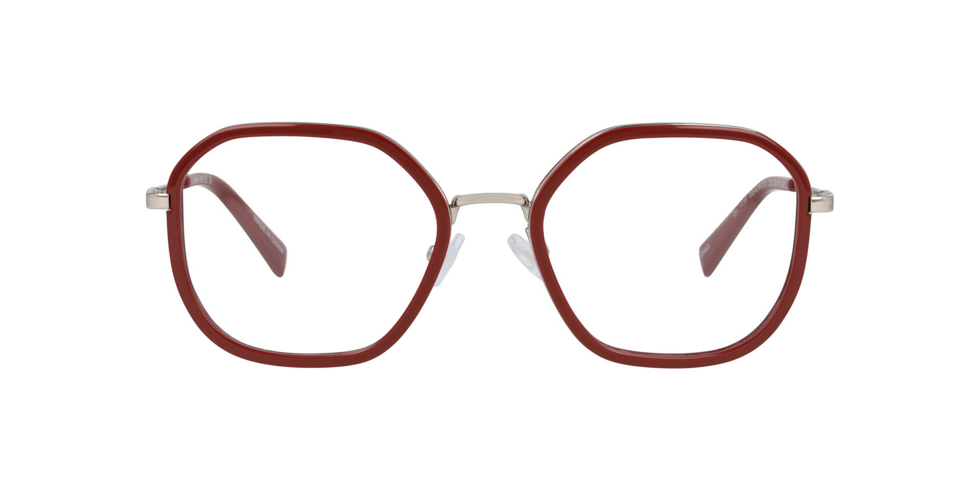 Clearly DEADWOOD Burgundy On Silver, Size: L